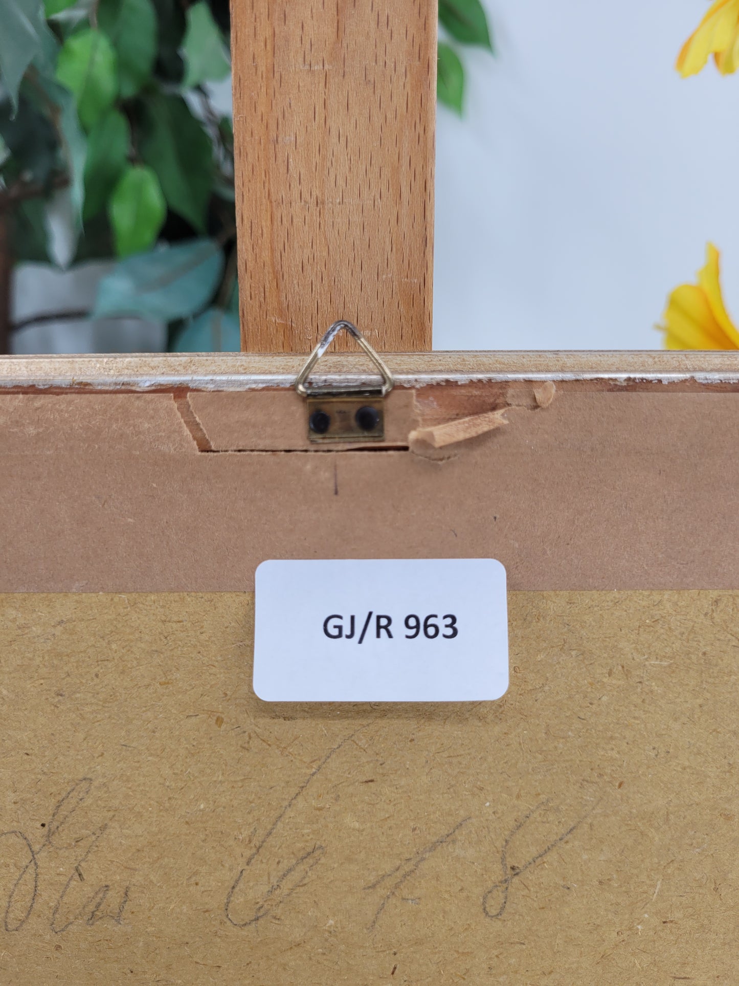 Willy Müller-Gera (1887-1981) Aquarell Gemeinde Gochsheim 50x42cm