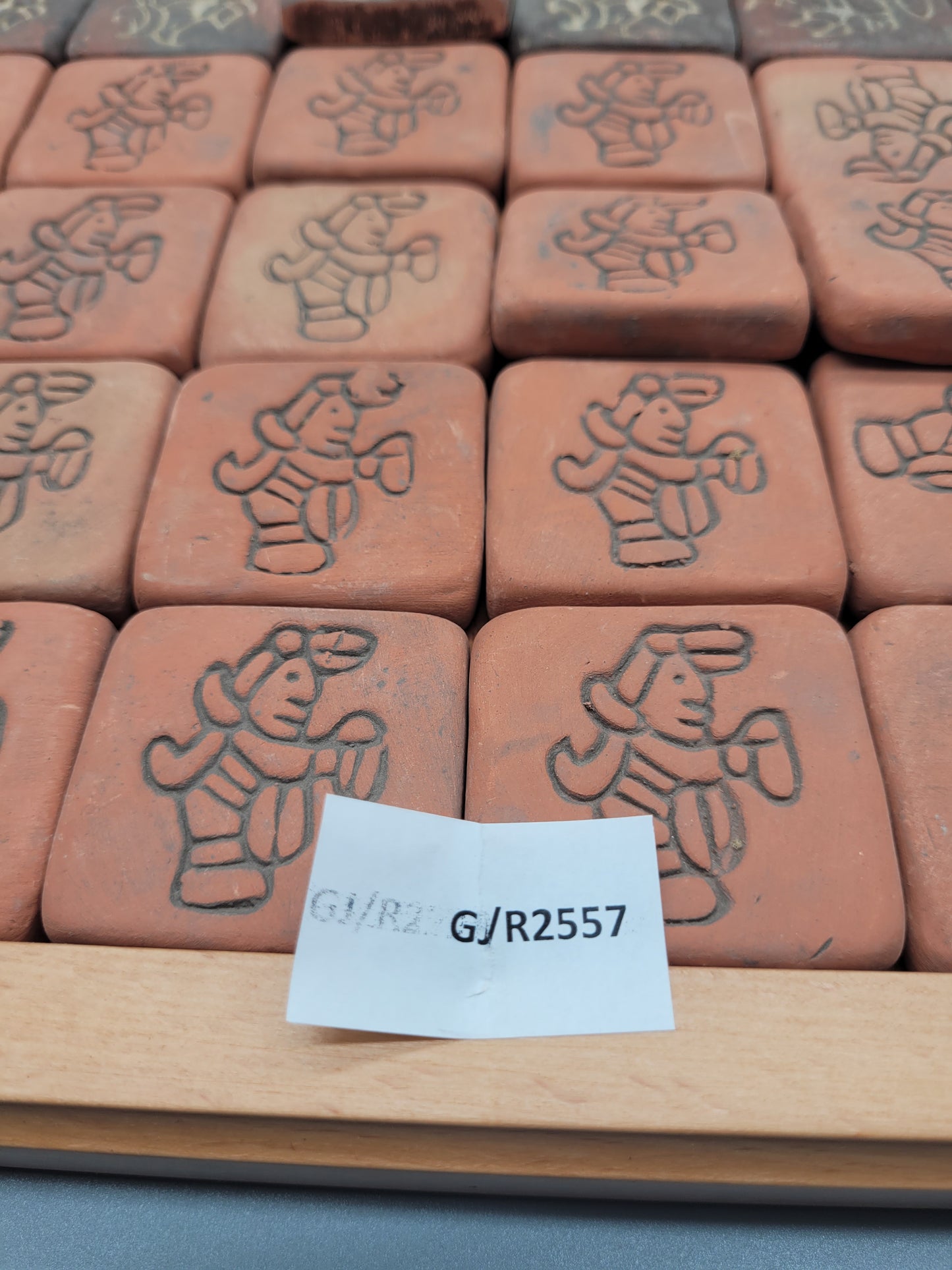 Antike Mosaik Steine, Naturelle Handarbeit