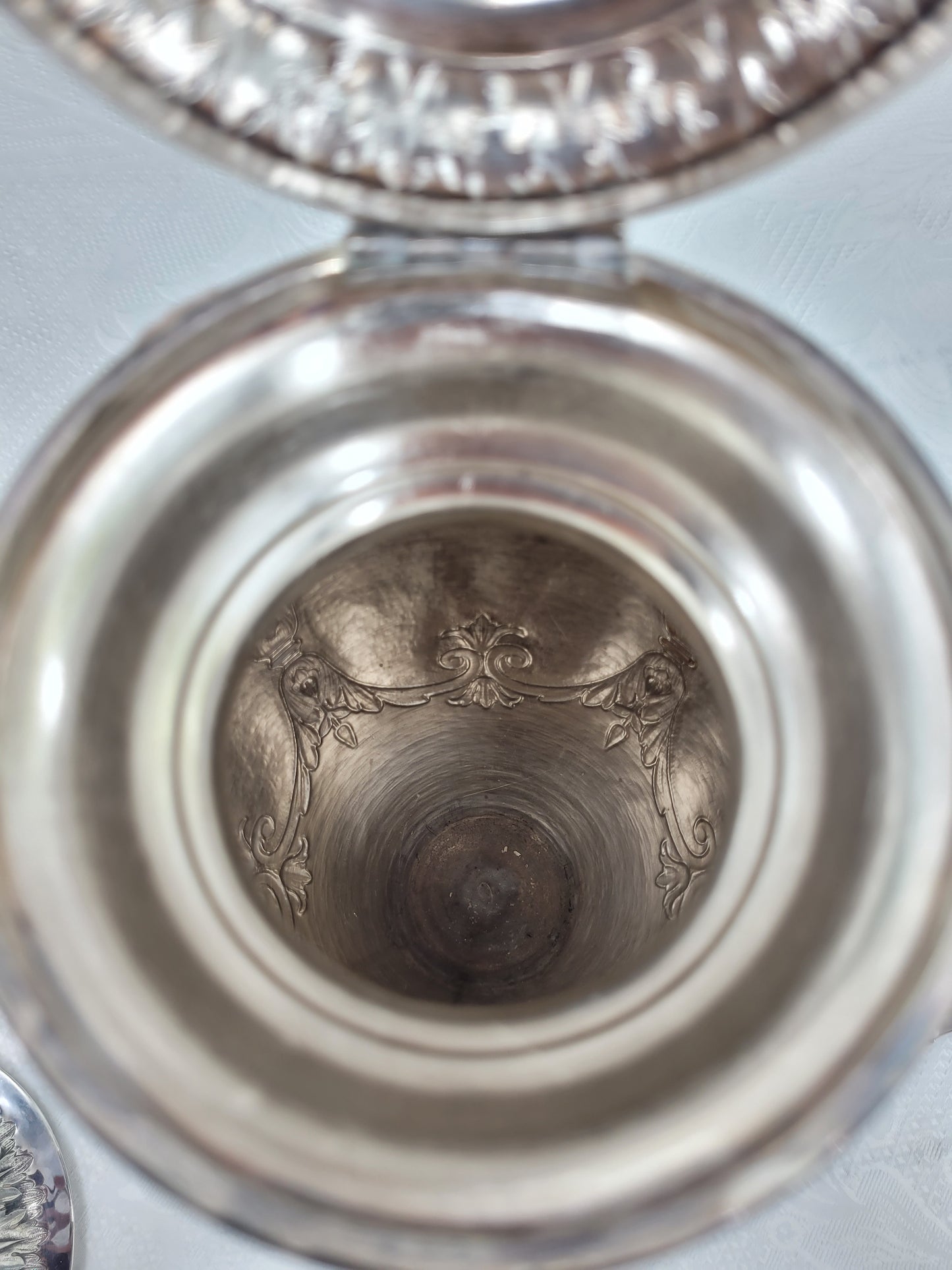 Deutsche Meistermarke Antikes 800 Silber Kaffee-/Teeservice um 1880Jh.