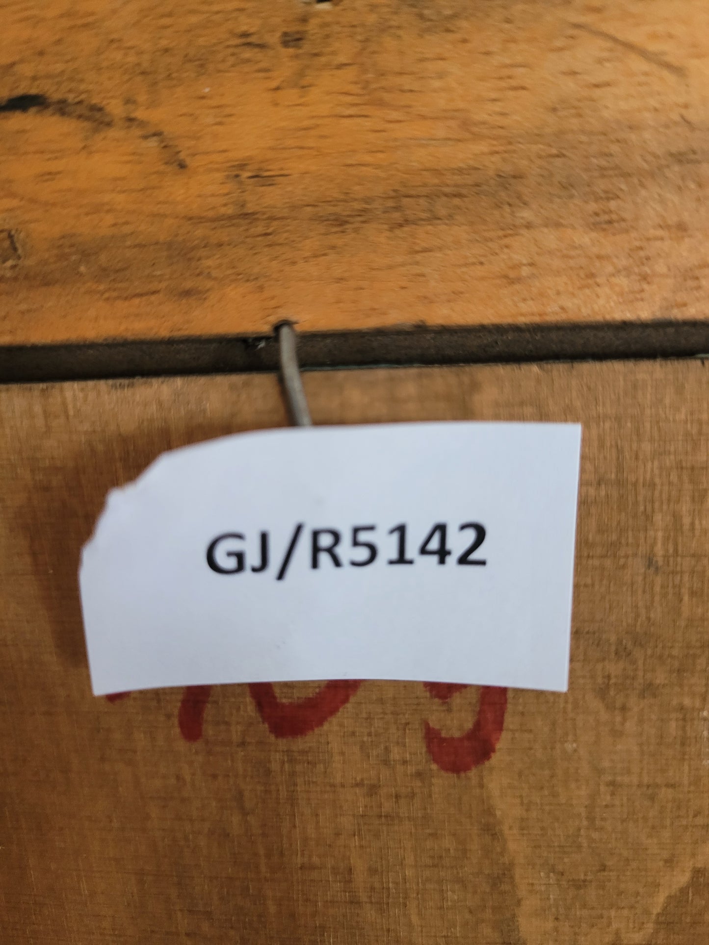 Moll (1974) Ölgemälde Flusslandschaft mit kleinem Dorf und Kirche