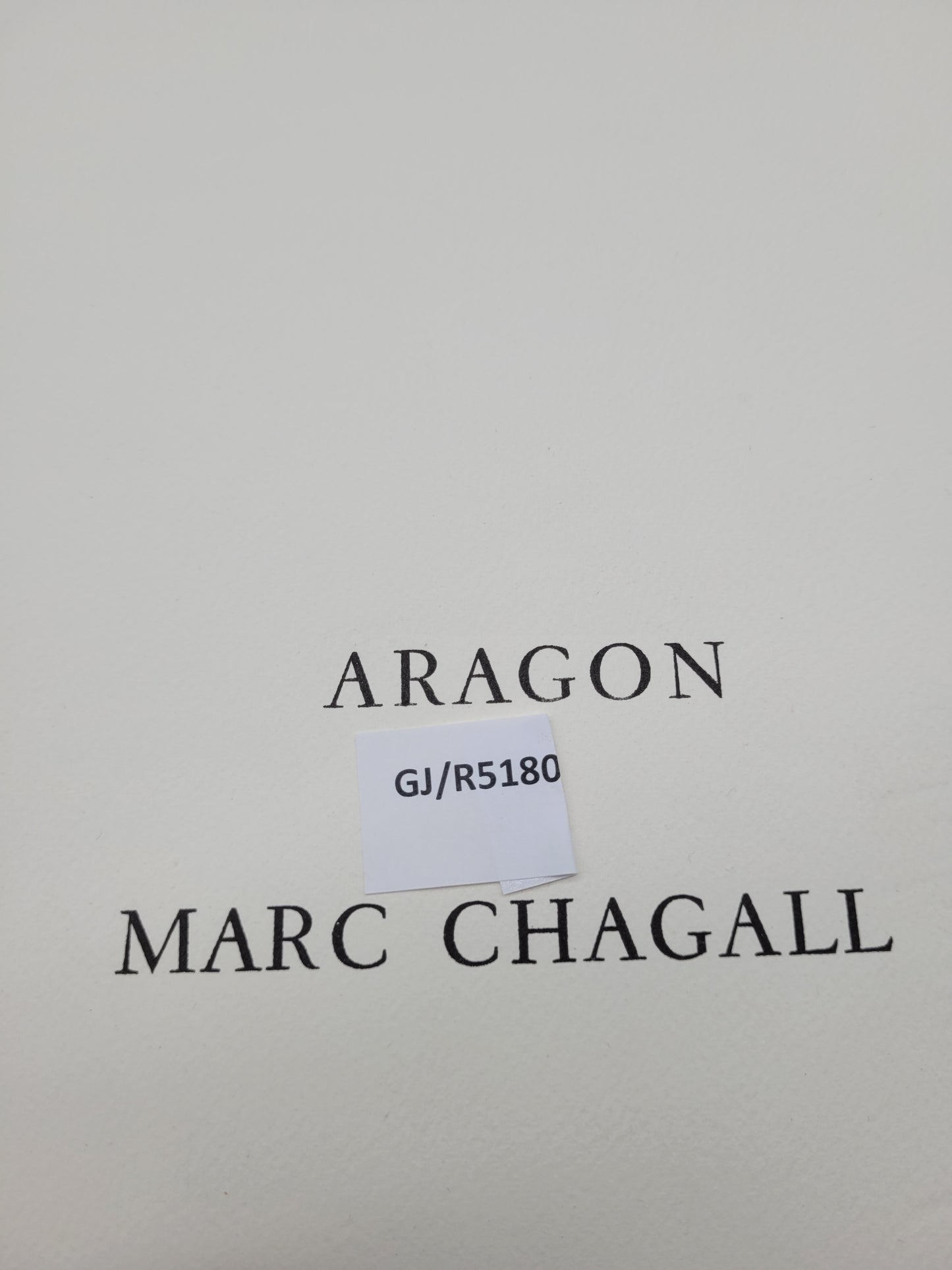 Marc Chagall (1887-1985) Farbradierung Aquatinta Grenada
