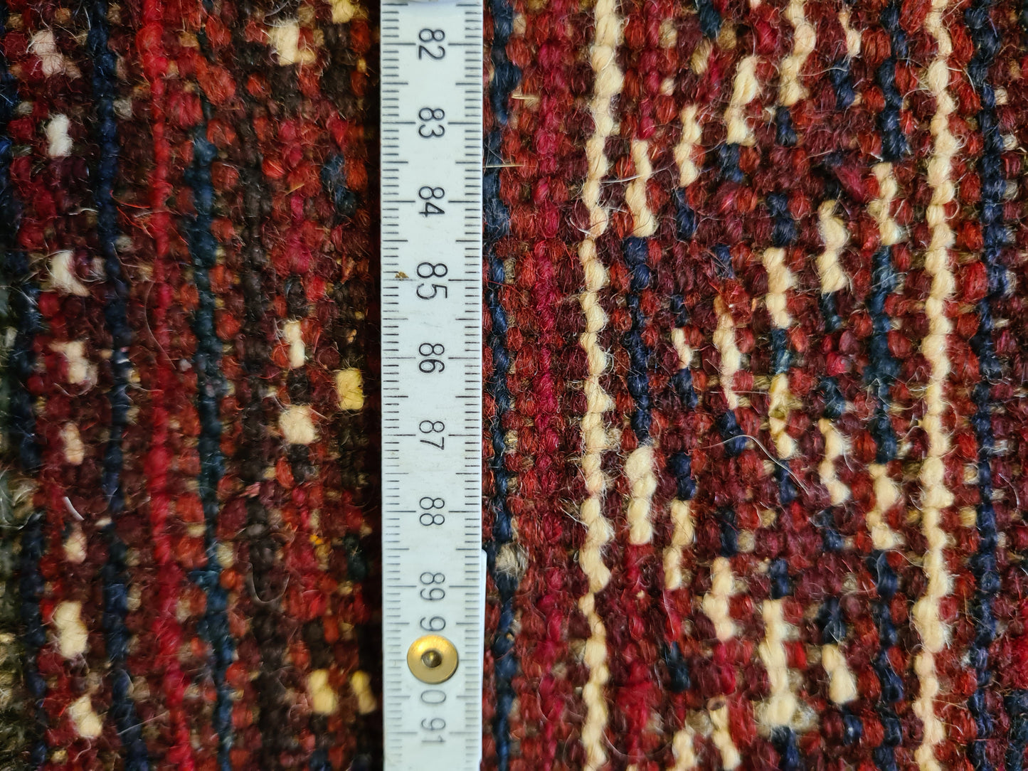 Antiker Handgeknüpfter Perser Gashgai Orientteppich mit Antikem Muster 67X109cm