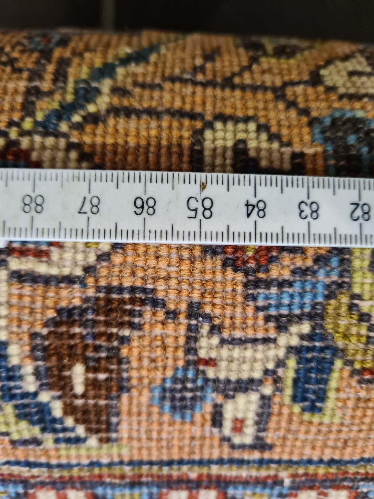 Feiner Handgeknüpfter Perser Teppich Sarough Orientteppich 115X112cm