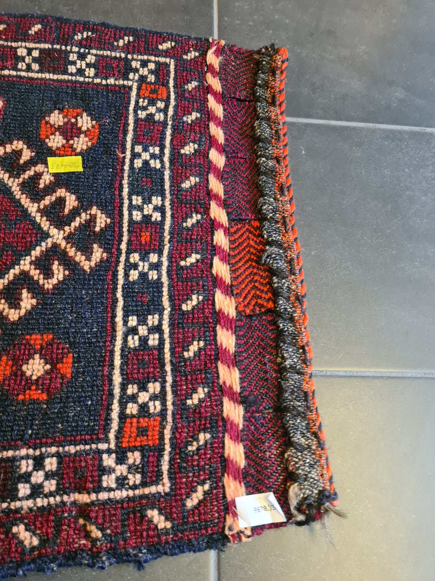 Antiker Handgeknüpfter Orientteppich – Shiraz Sammler Teppich 59X59cm