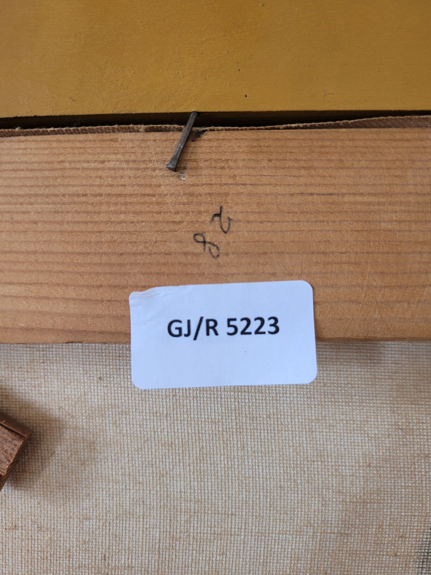 Ölgemälde Gemälde Dorfleben Spanische Schule (XX) Bauernhaus Feldweg