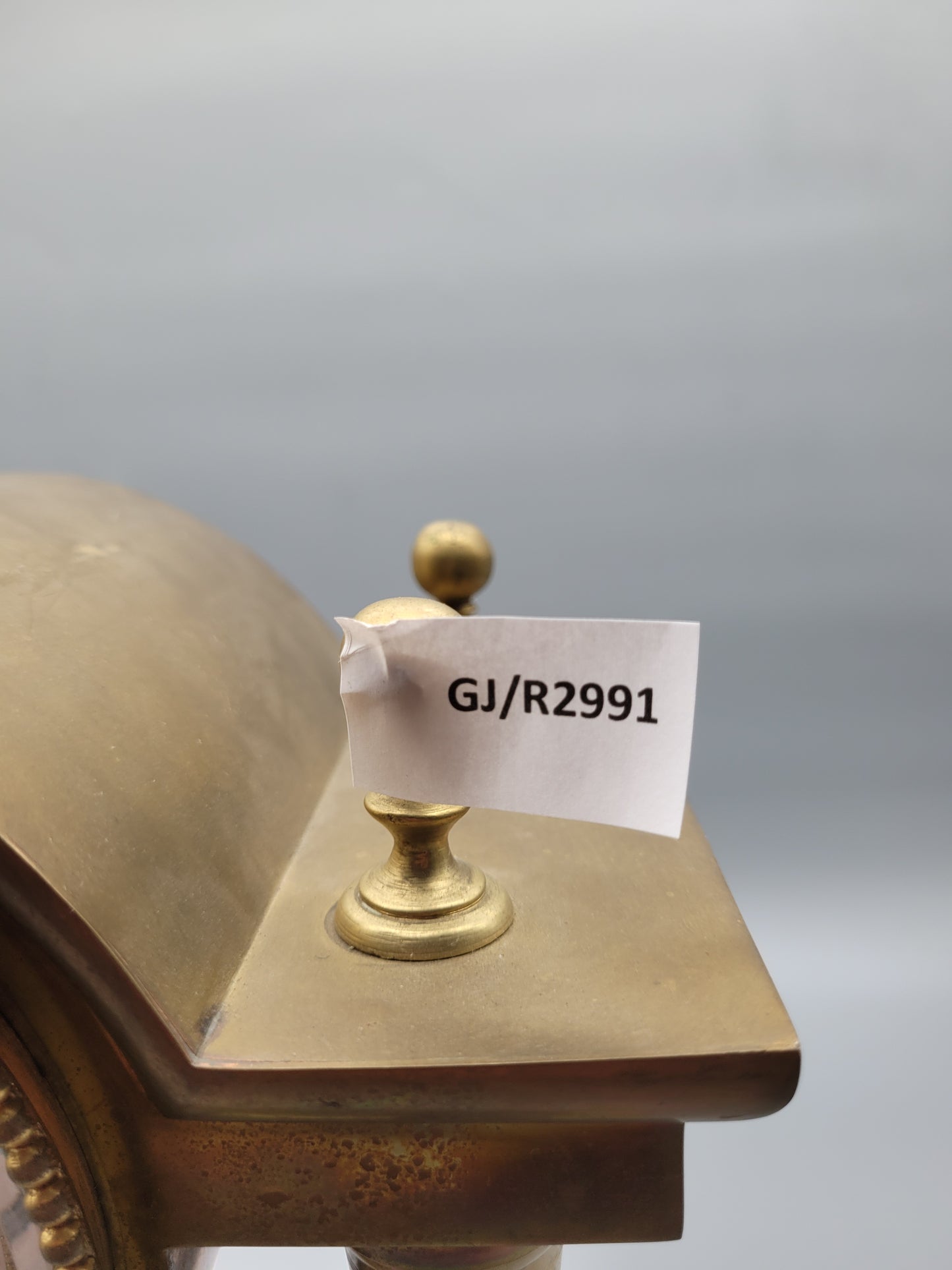 Portaluhr, Tisch-Kaminuhr mit Sonnenpendel