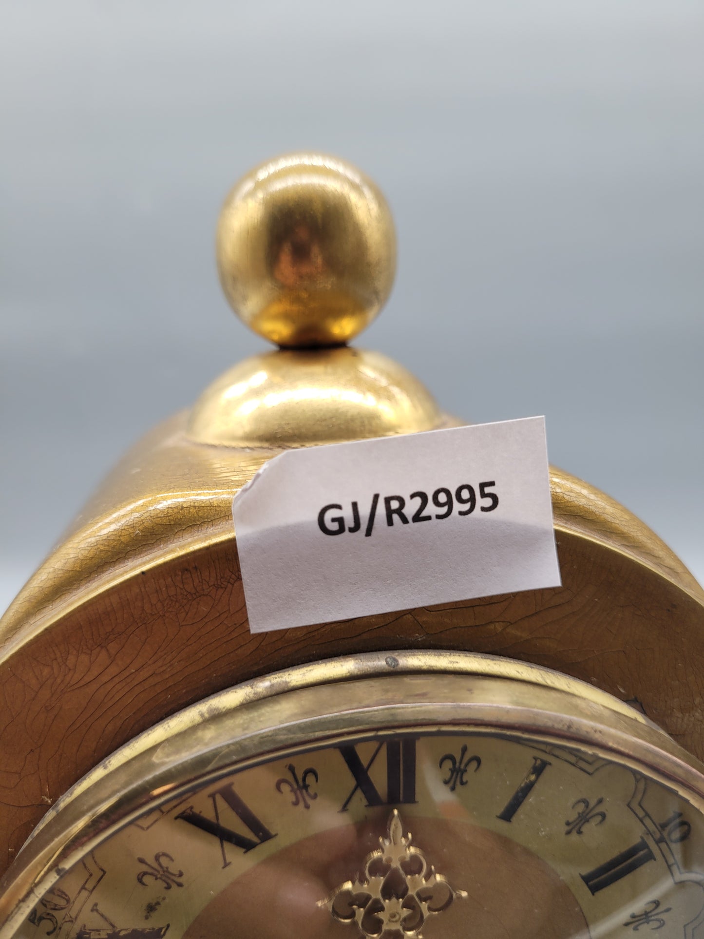 W.u.A. Schmid-Schlenker jr Tischuhr im Jugendstil, Handbemalt