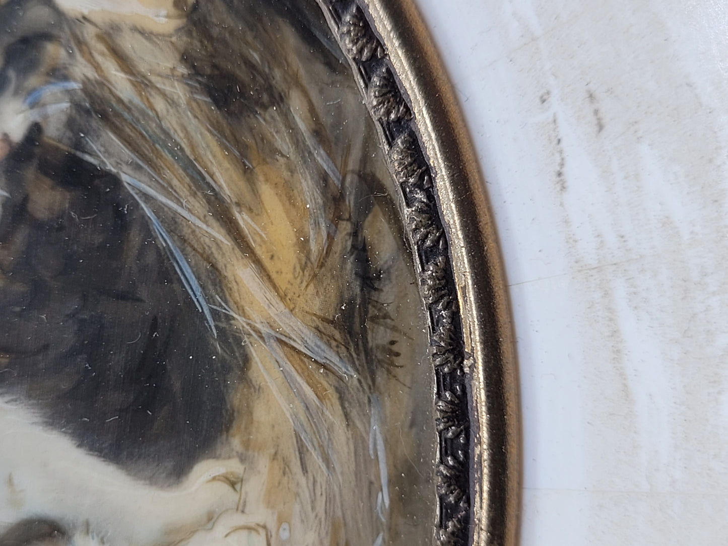 Miniatur-/Lupenmalerei Portraitmalerei Katzenfamilie Kätzchen