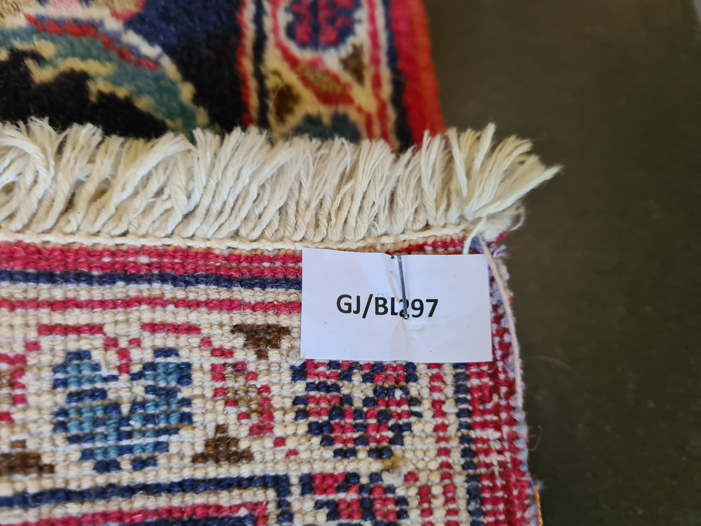 Orientteppich Handgeknüpfter Perser Keshan Teppichläufer 406x80