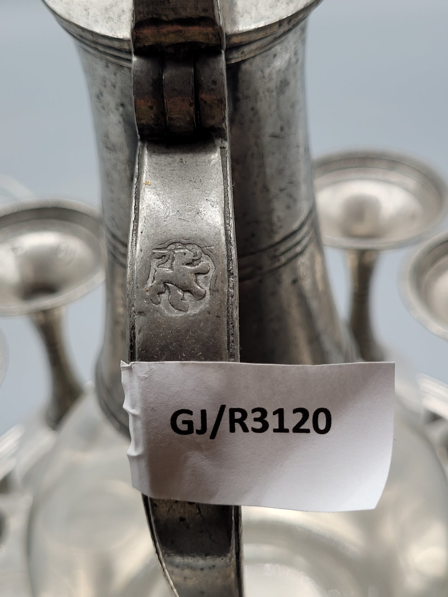 Art Nouveau Jugendstil Glasservice, Karaffe und 6 Gläser