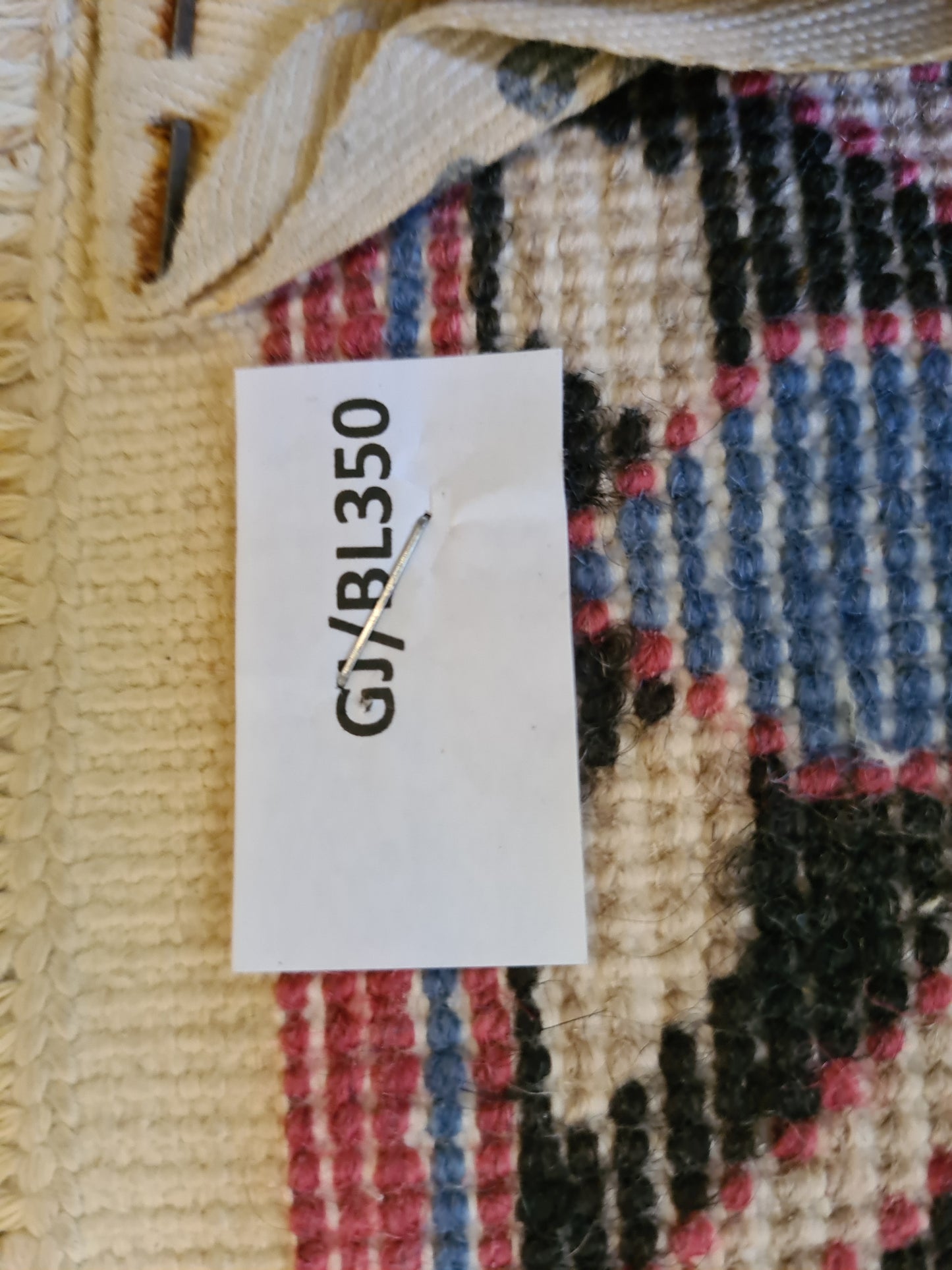 Feiner Handgeknüpfter Sarough Orientteppich aus Indien 163x100cm