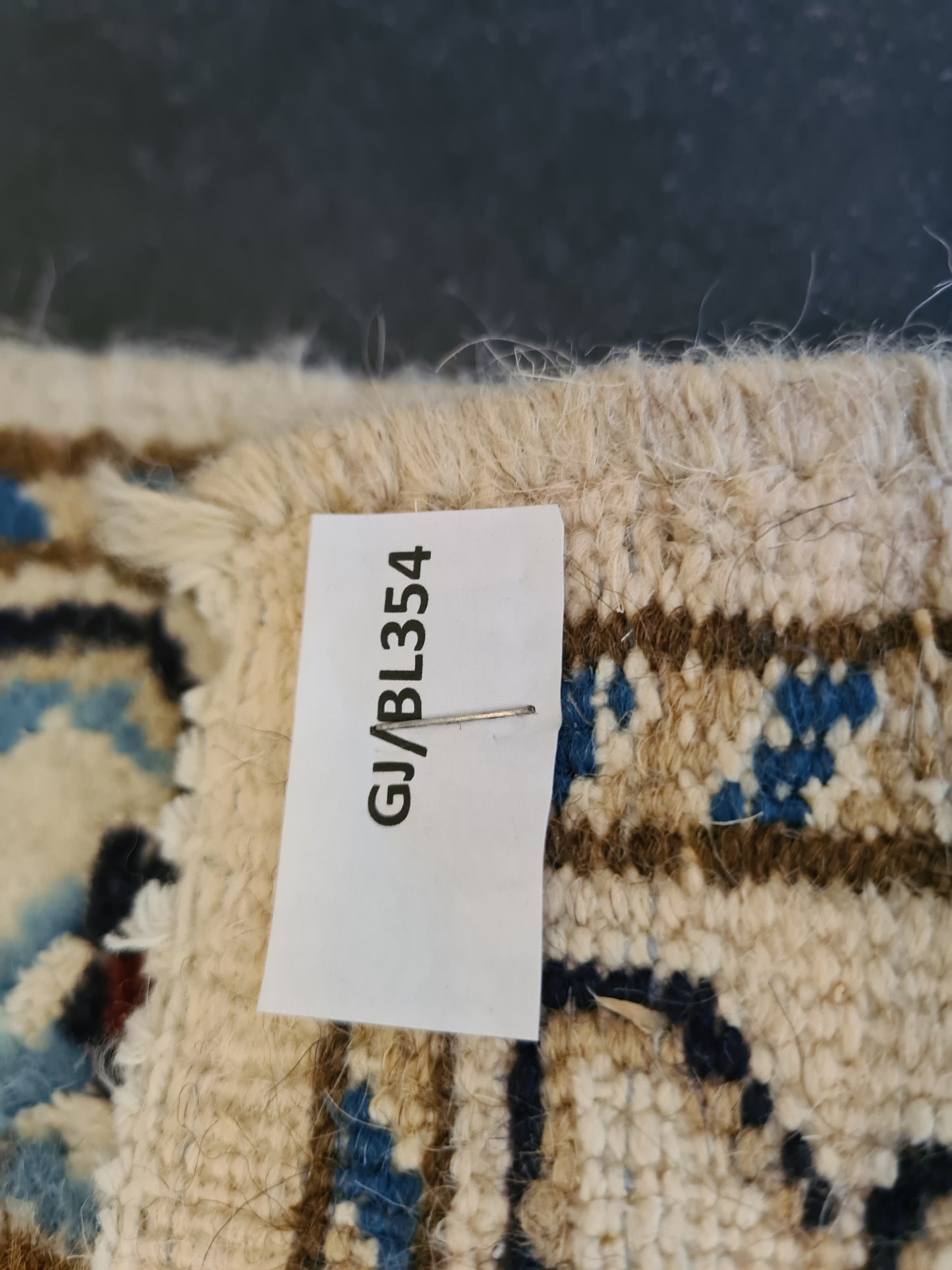 Feiner Handgeknüpfter Nain Perser Teppich Orientteppich 370x78cm