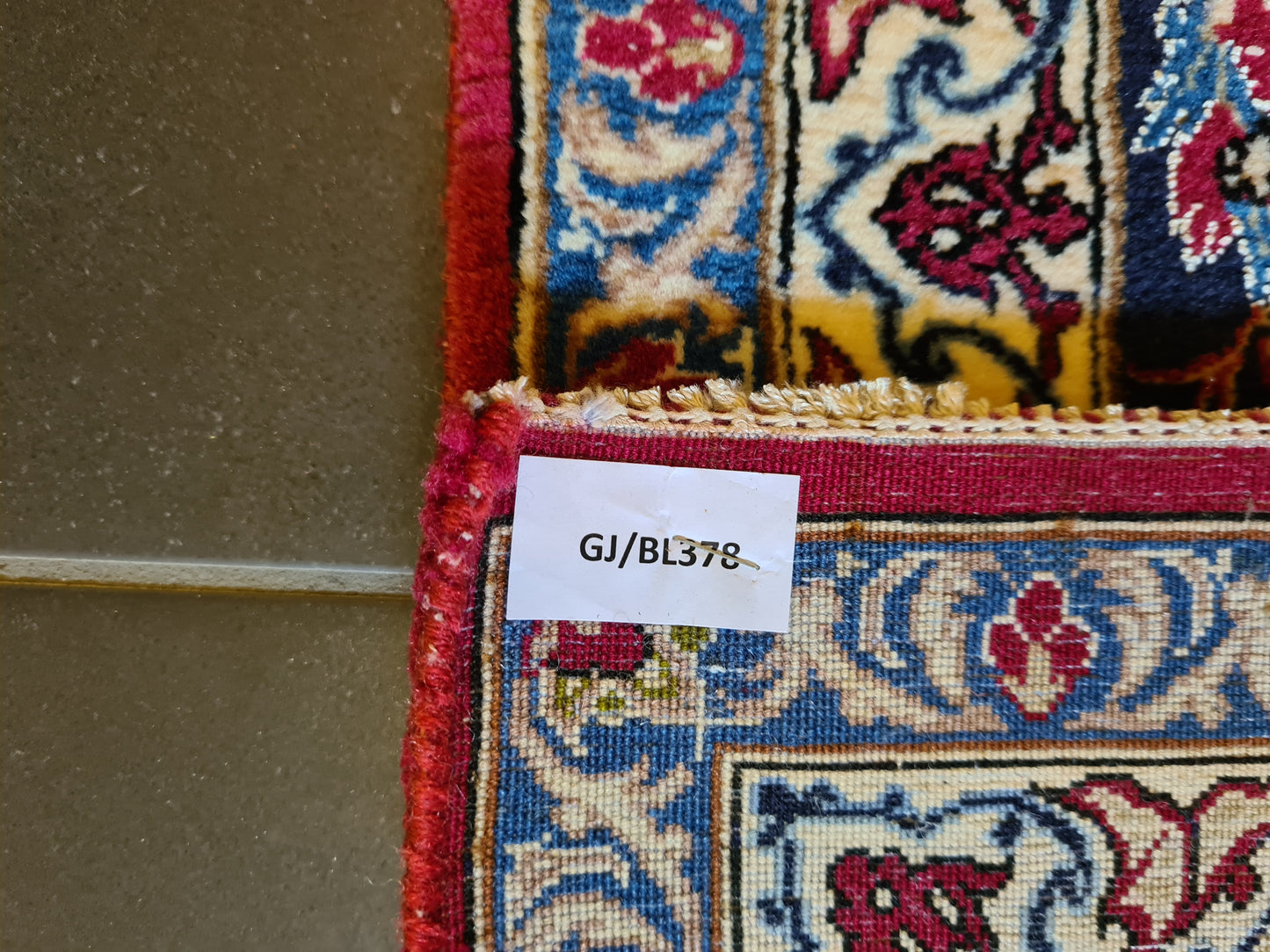 Handgeknüpfter Isfahan Perser Teppich Orientteppich 237x153cm