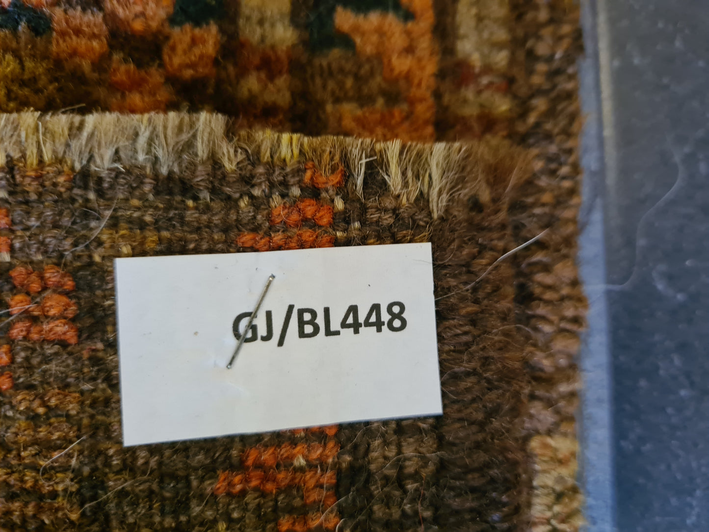 Handgeknüpfter Belutsch Art Deco Orientteppich 133x92cm