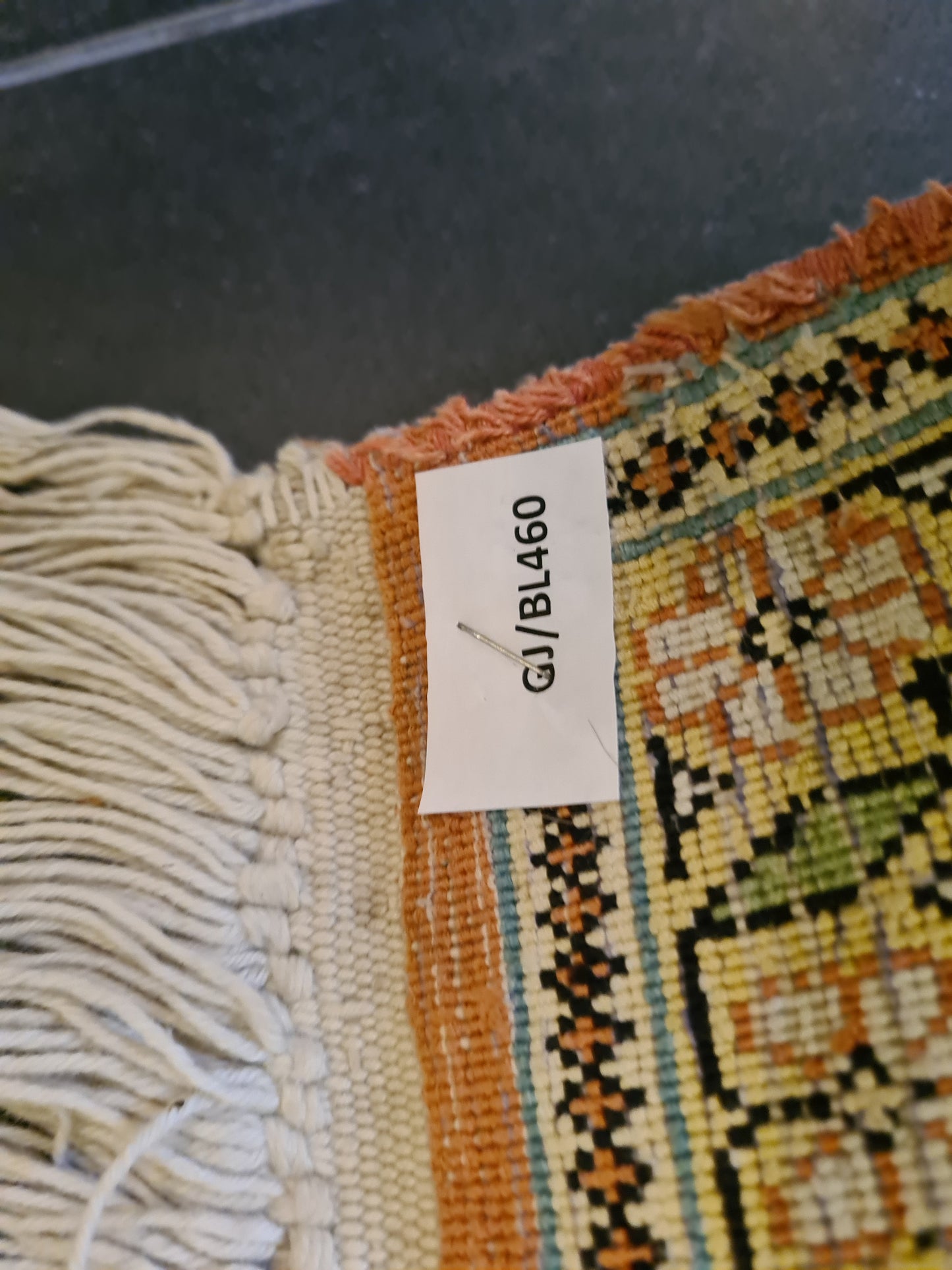 Handgeknüpfter Seidenteppich Ghoum Kaschmir 125x74cm