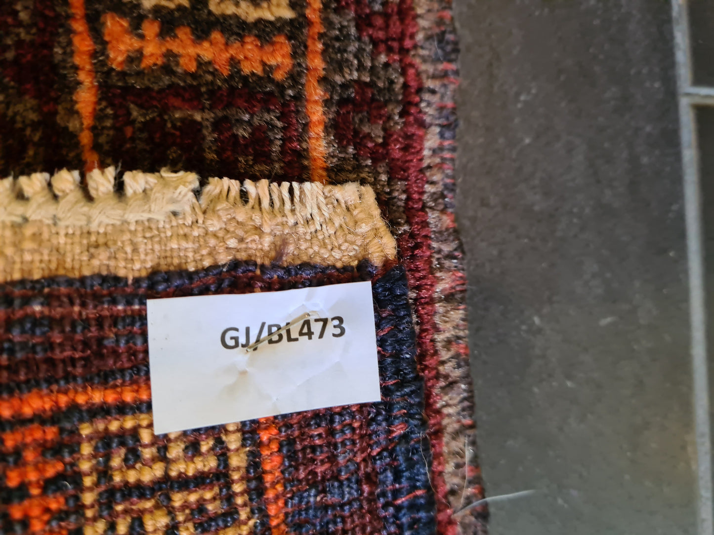 Antiker Handgeknüpfter Belutsch Gebetsteppich im Art Deco-Stil 138x96cm