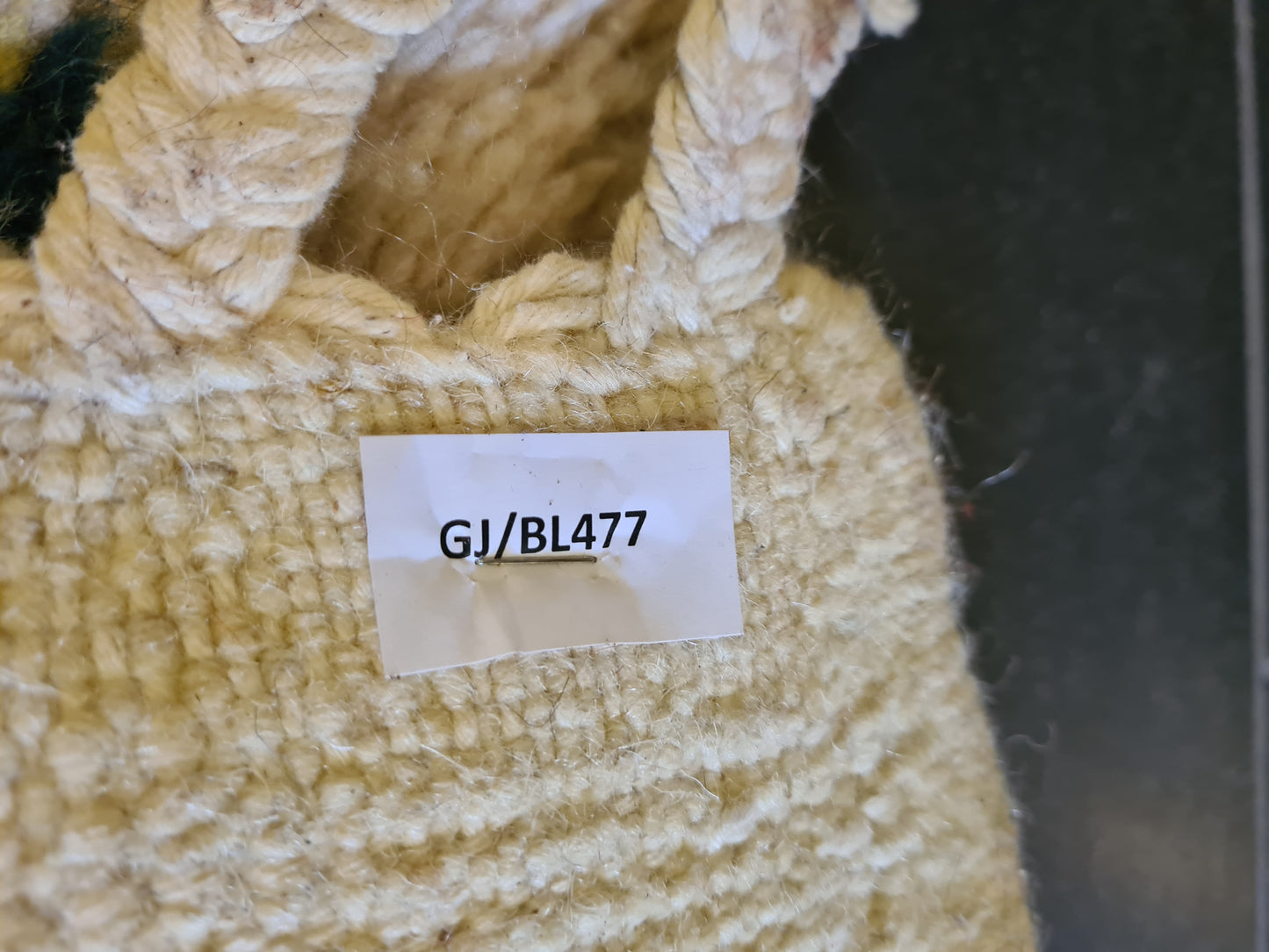 Dekorativer Handgeknüpfter Atlas Berber Orientteppich aus Marokko 183x123cm