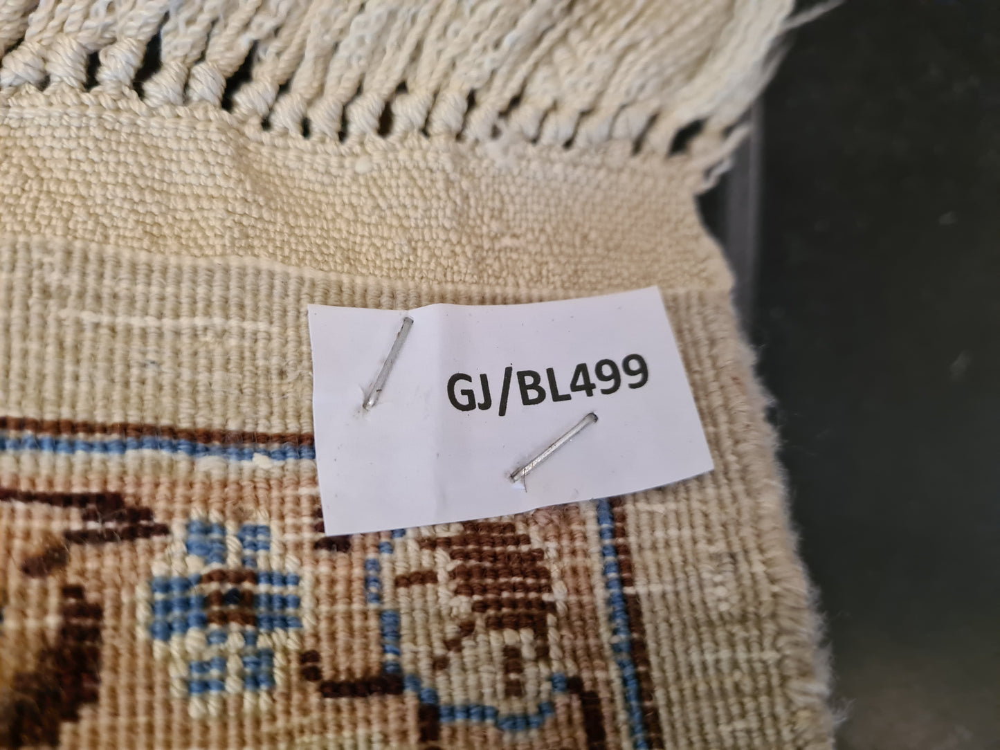 Wertvoller Handgeknüpfter Isfahan Seidenteppich Orientalische Kunst 108x71cm