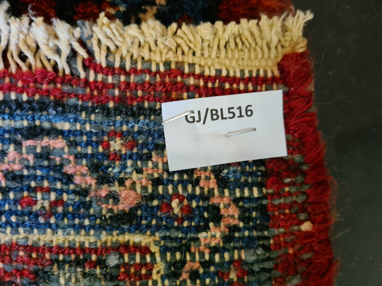 Antiker Handgeknüpfter Persischer Sarough Hamedan Orientteppich 204x133cm