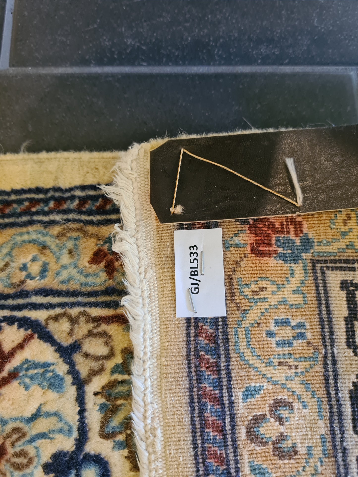 Feiner Königlicher Persischer Nain Orientteppich Handgeknüpft 195x120cm