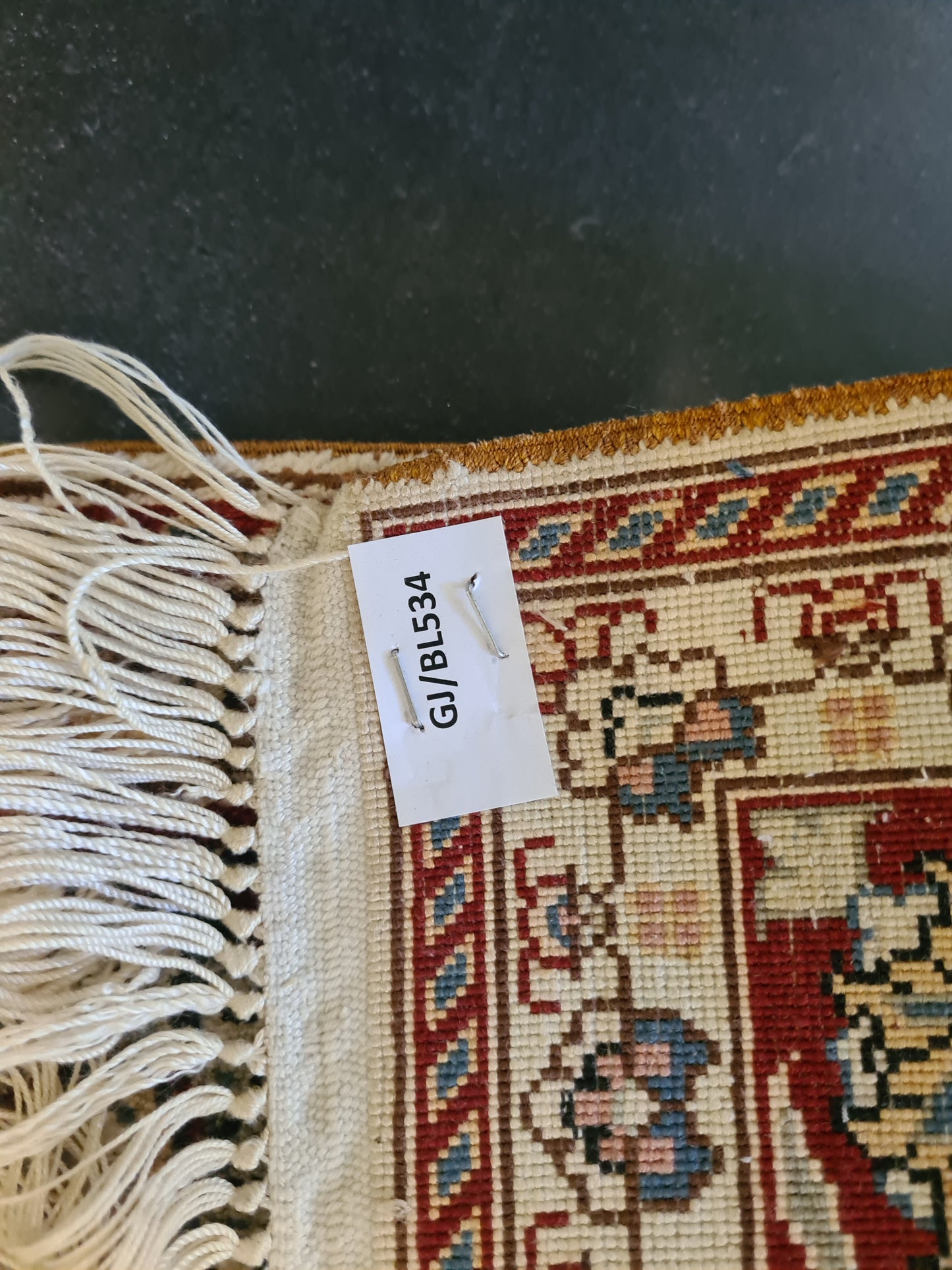 Wertvoller Handgeknüpfter Seidenteppich Orientteppich Hereke aus China 159x95cm