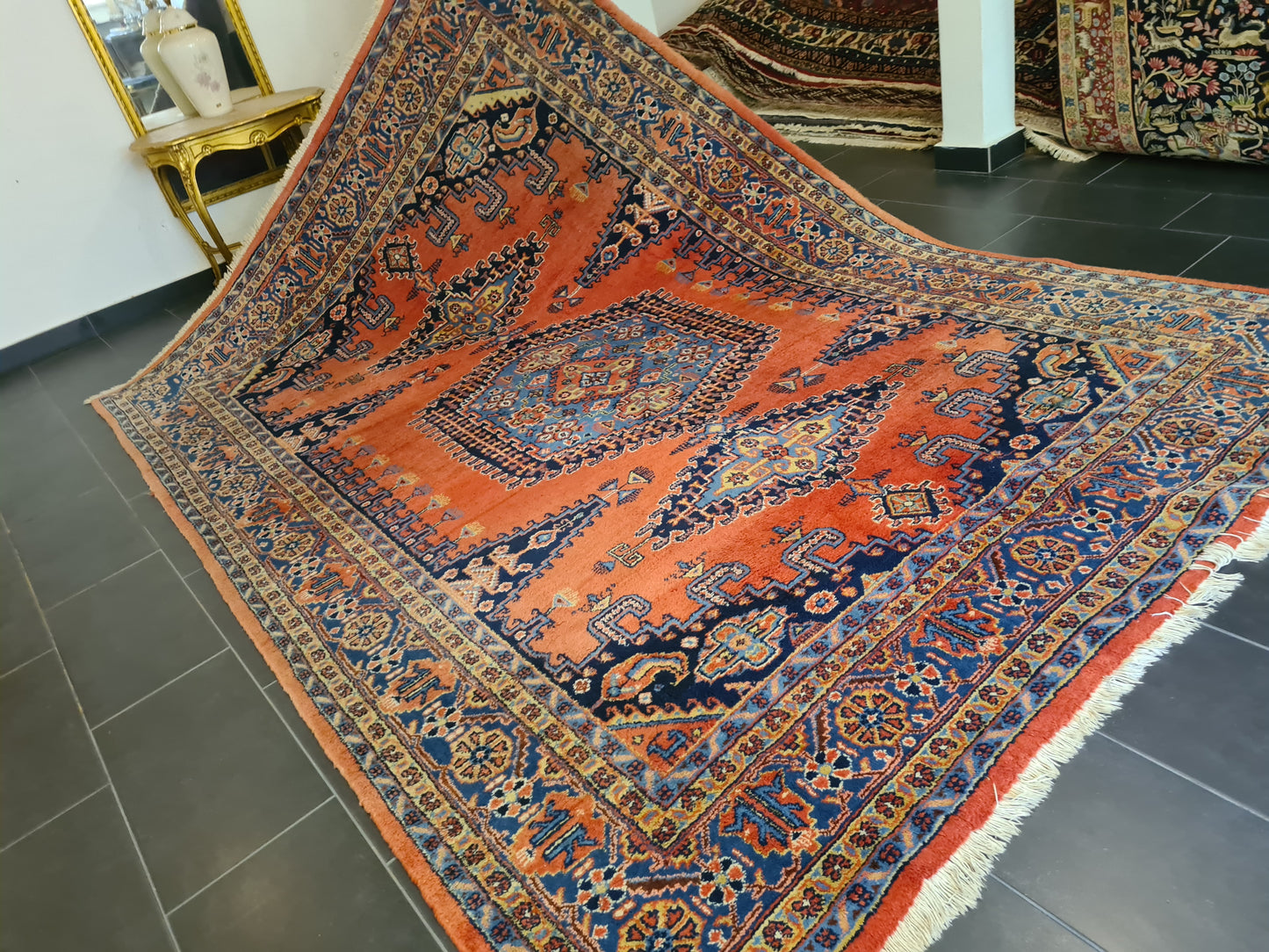 Königlicher Palastteppich - Handgeknüpfter Perser Wiss Orientteppich 342x235cm