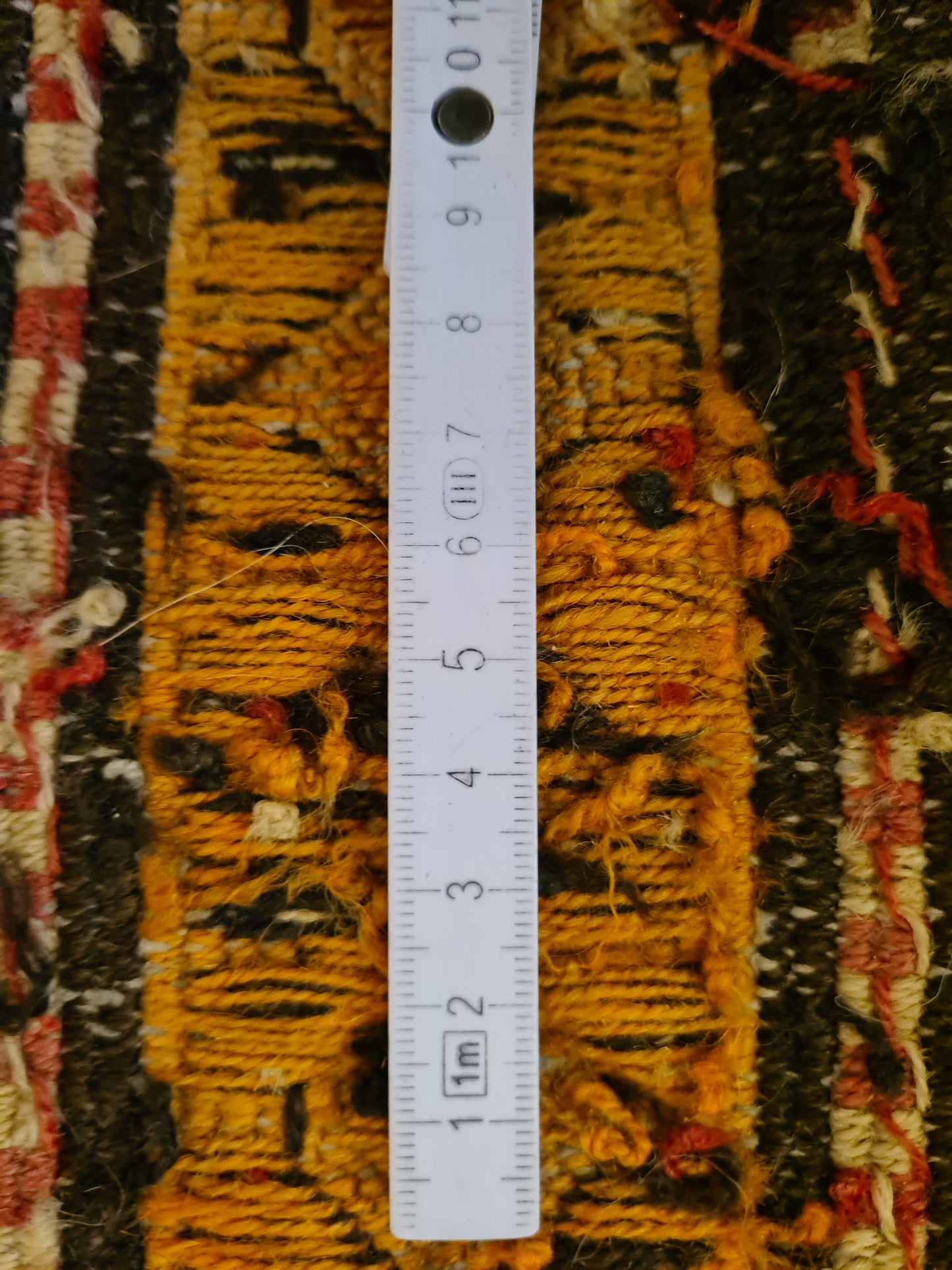 Handgeknüpfter Sumak Kasak Kelim Orientteppich 104x55cm