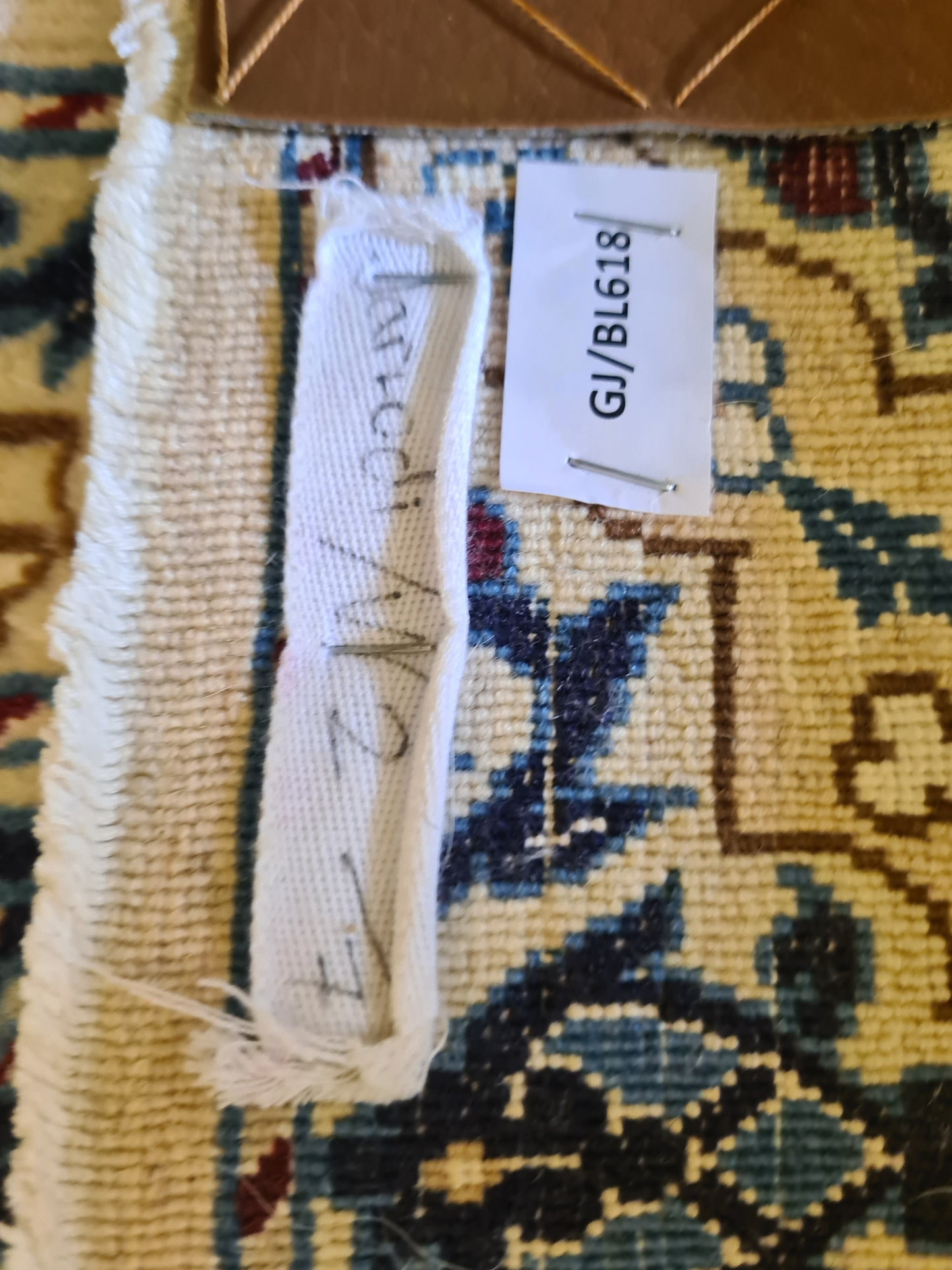 Hochwertiger Feiner Perserteppich Handgeknüpft Königlicher Nain 137x88cm