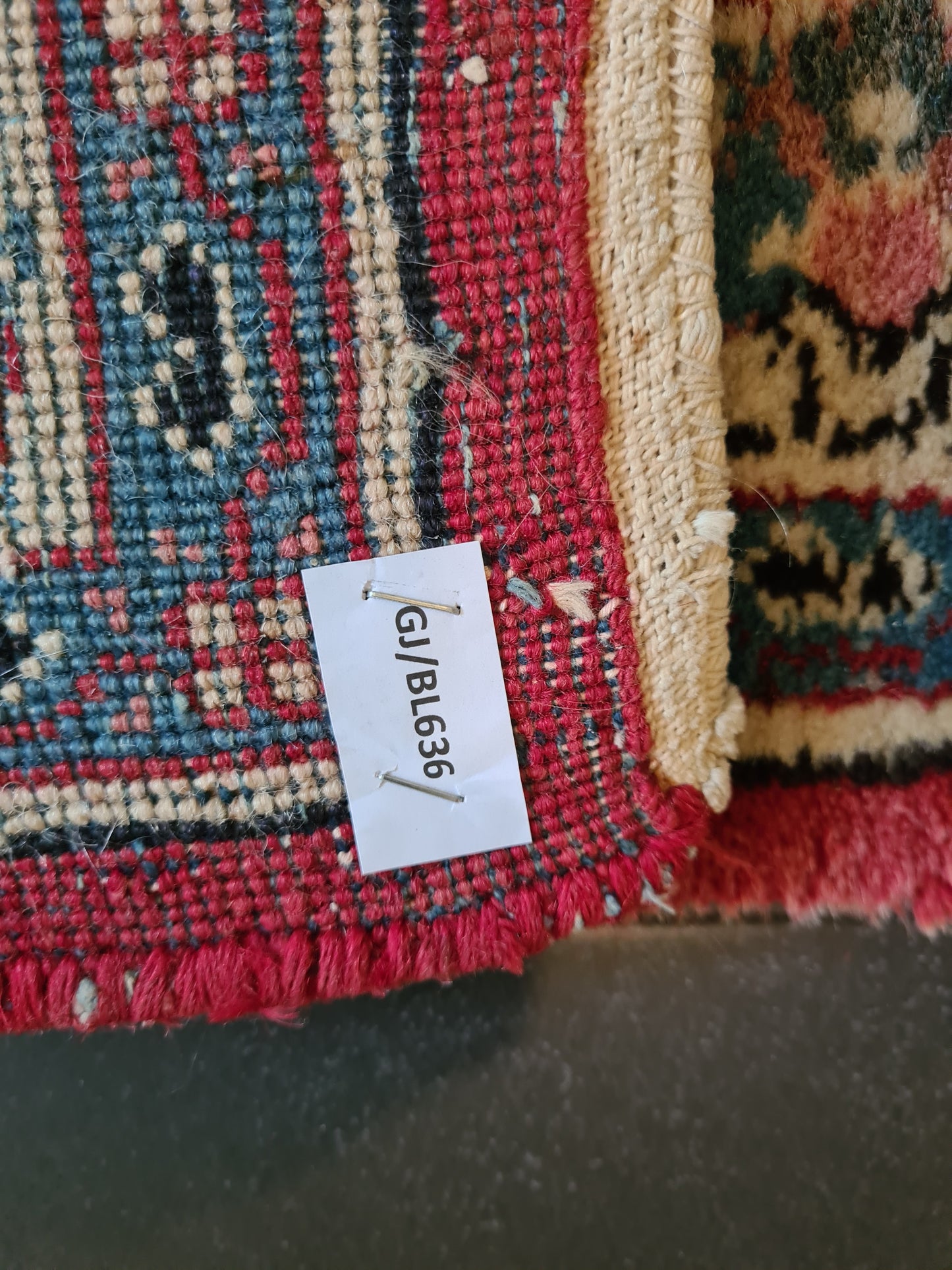 Edler Handgeknüpfter Sarough Orientteppich Feinster Persischer Läufer 358x88cm