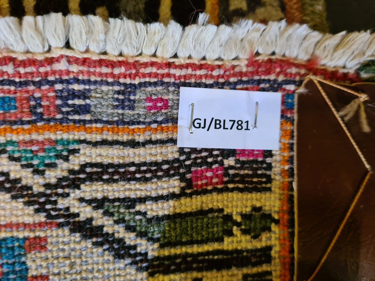 Antiker Handgeknüpfter Perser Teppich Orientteppich Malaya 121x76cm