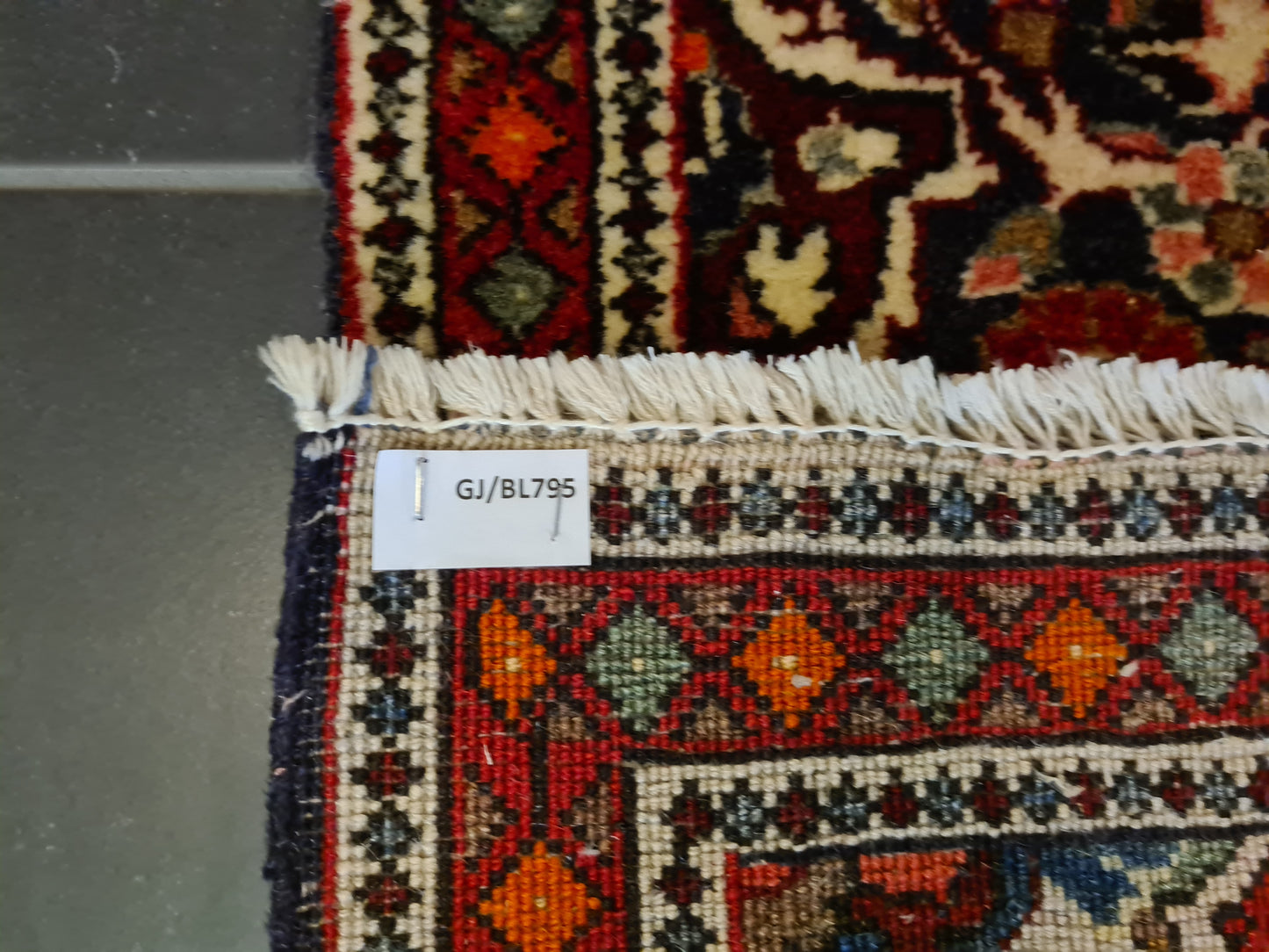 Feiner Handgeknüpfter Perserteppich Sarough Orientteppich 126x64cm