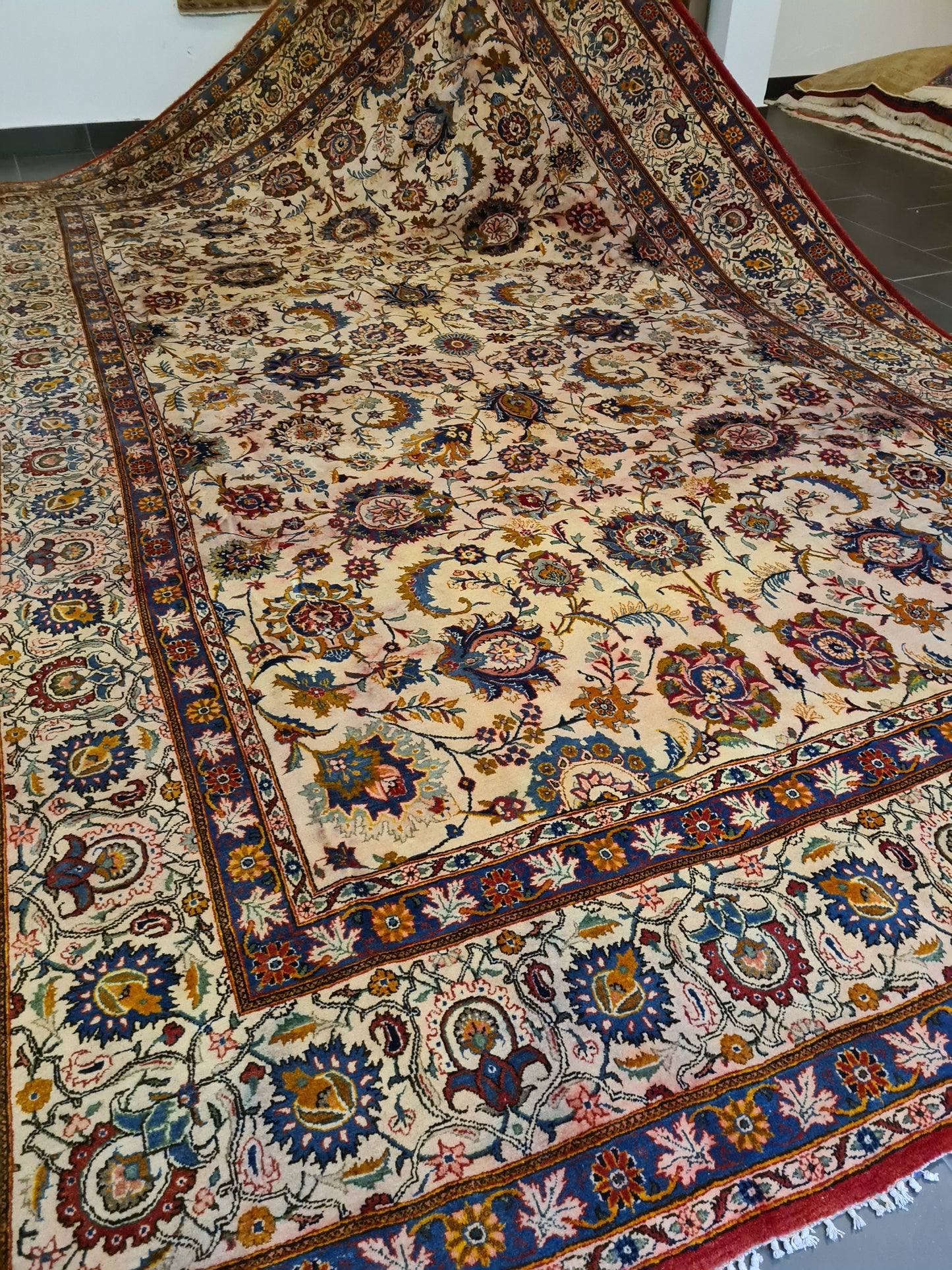 Keshan Orientteppich Handgeknüpfter 402x265cm