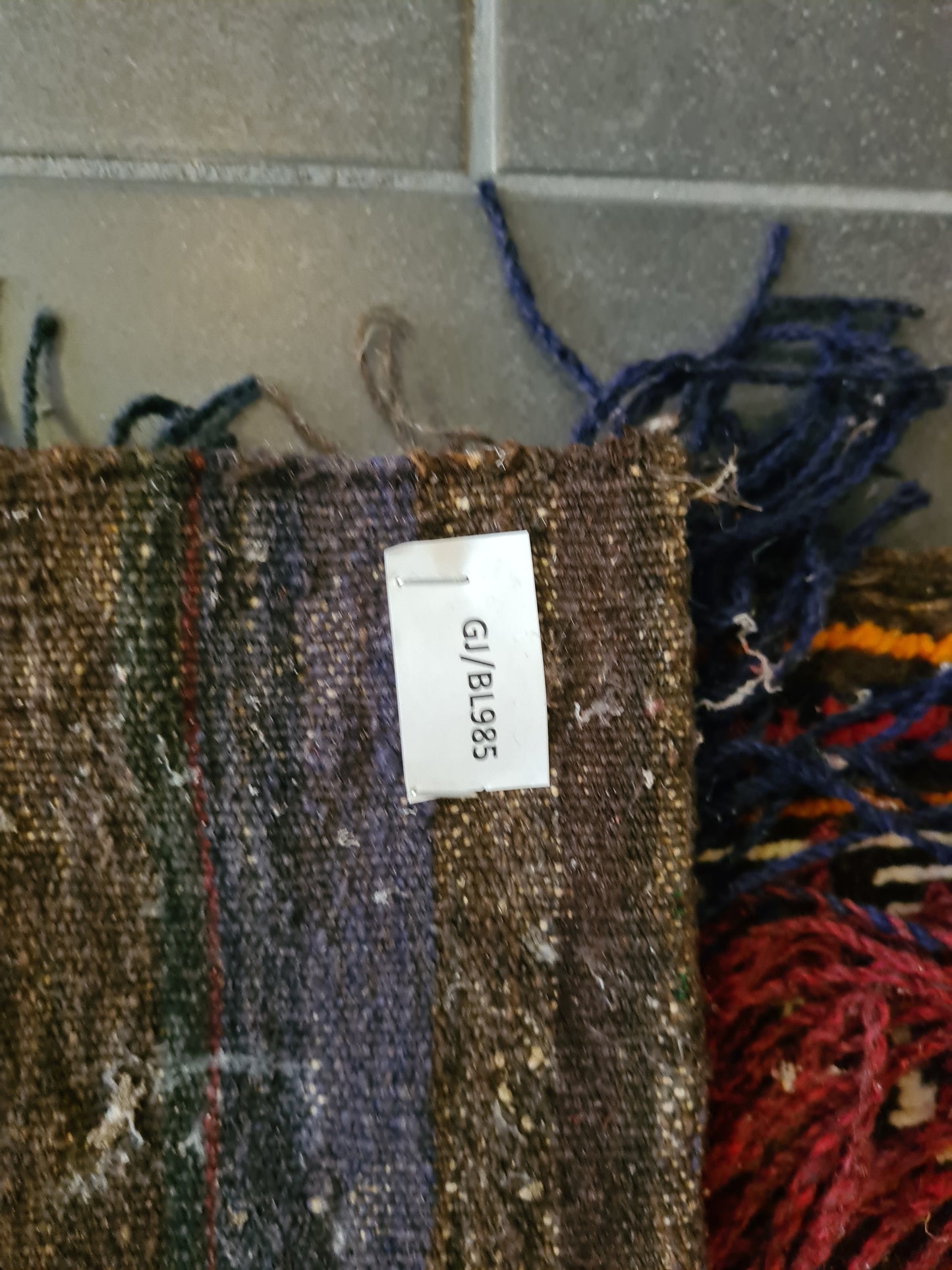 Antiker Handgeknüpfter Perser Teppich Orientteppich Sammlerstück Satteltasche 118x47cm