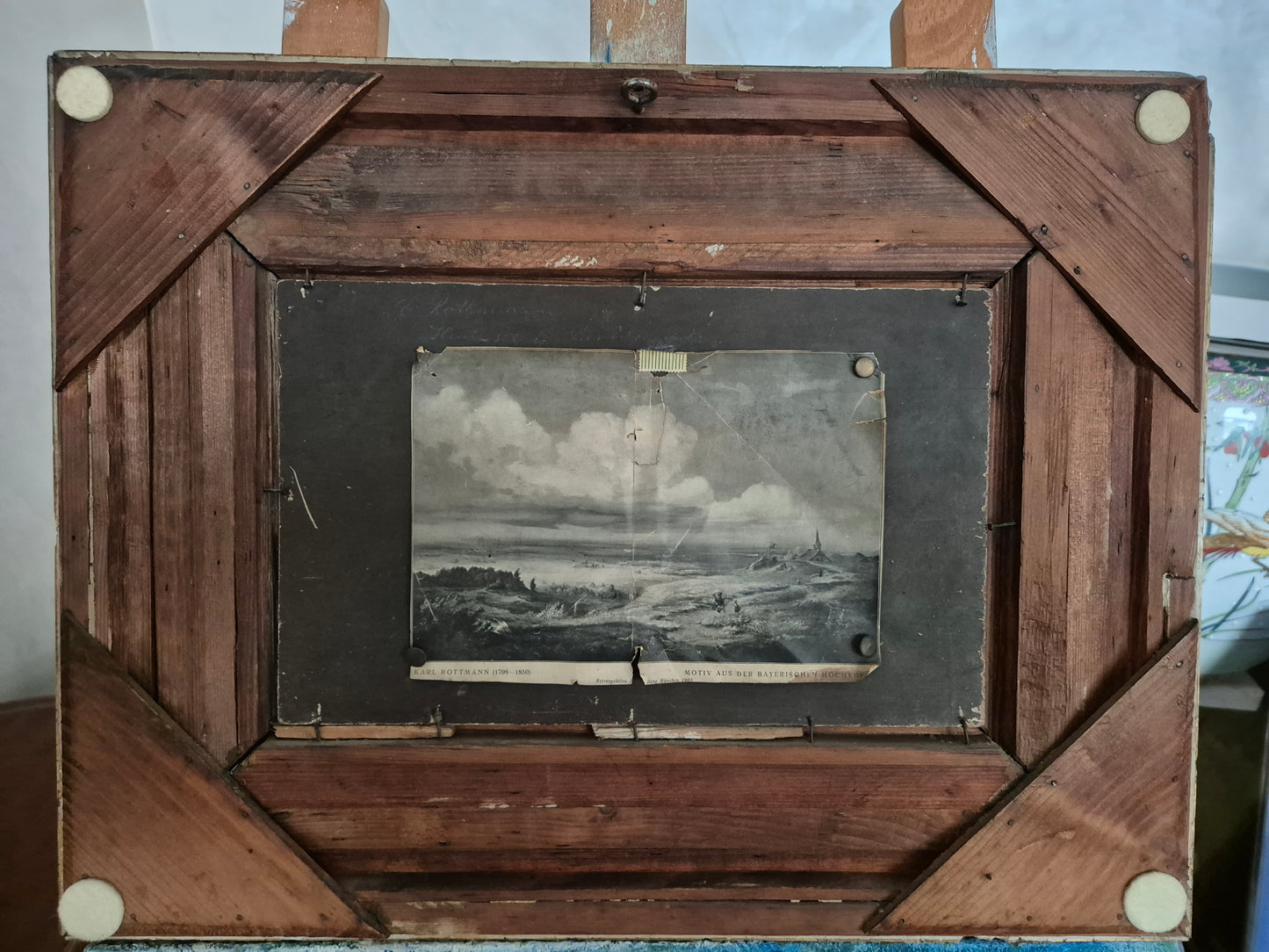 Umkreis Carl Rottmann (1798–1850) Landschaft mit Berg im Abendrot