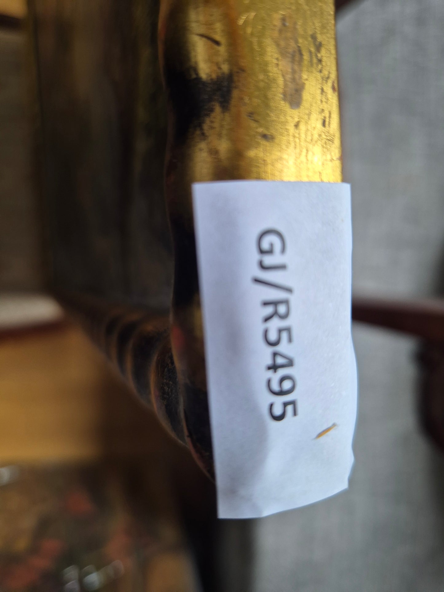 Ölgemälde Jugendstil Schützende Madonna Engel mit Kind Heiligenbild