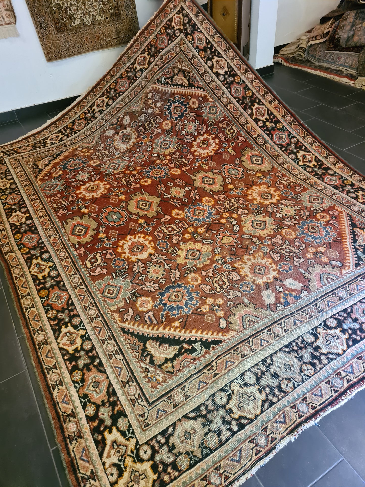 Perserteppich Orientteppich Handgeknüpfter Teppich Sarough Mahal 335x250