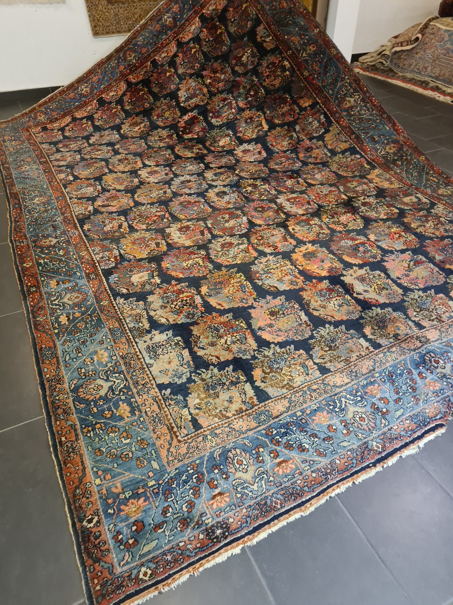 Orientteppich Palastteppich Handgeknüpfter Bidjar 385x267cm