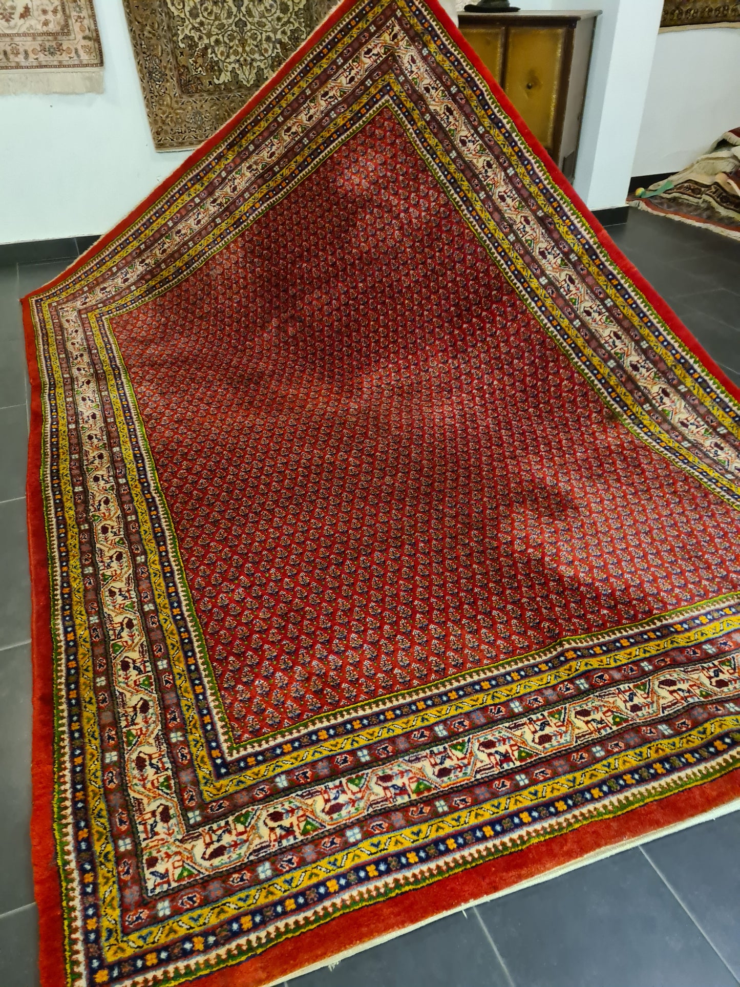 Perserteppich Orientteppich Handgeknüpfter Teppich Sarough Mir 312x211cm