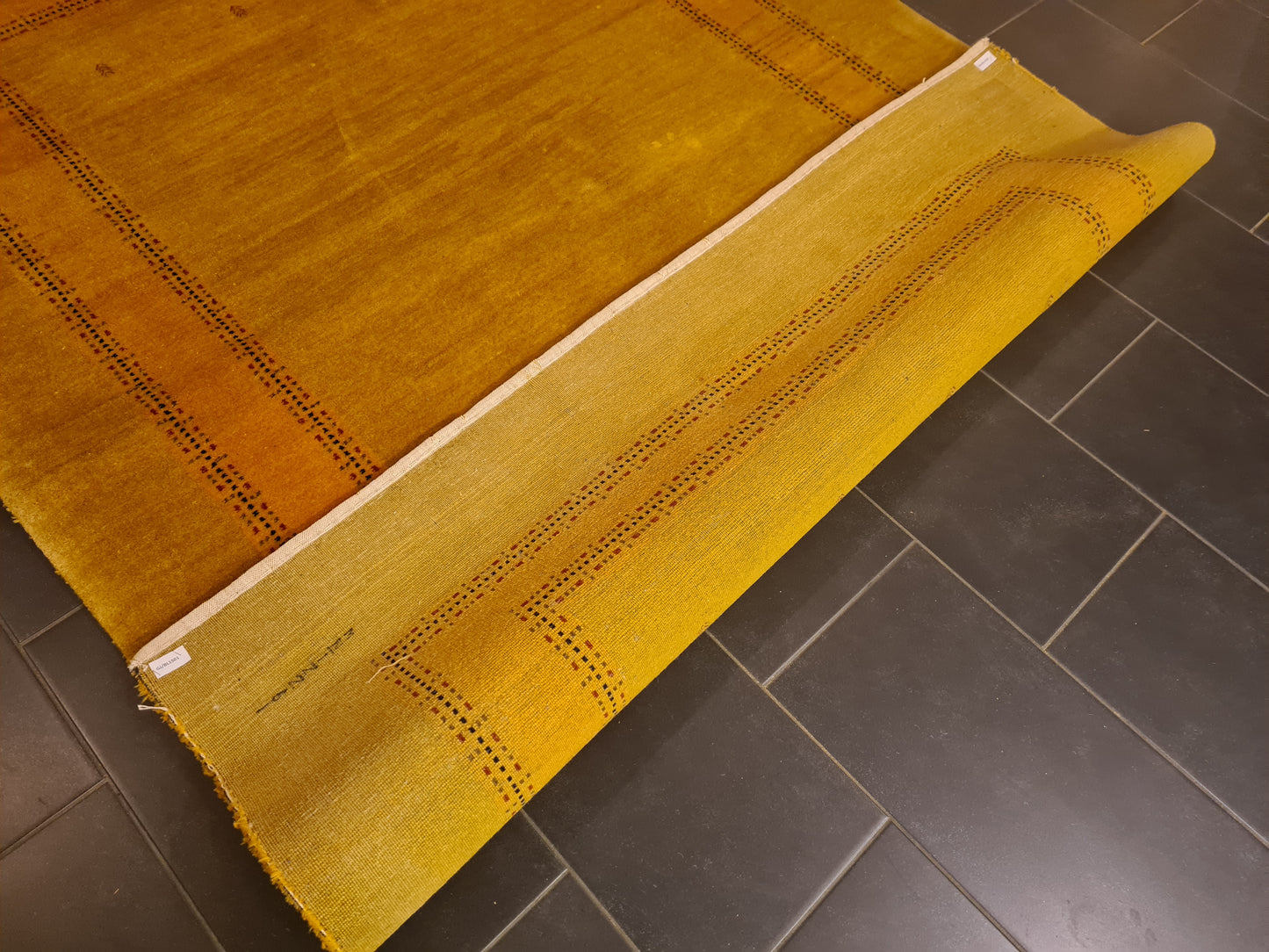 Perserteppich Orientteppich Handgeknüpfter Gold Loribaff Gabbeh 240x174cm