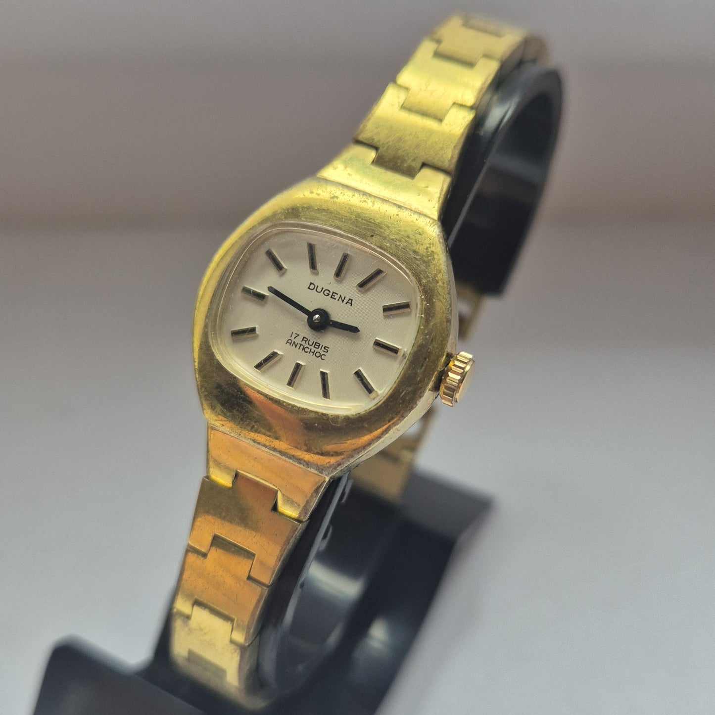 Dugena Damenarmbanduhr – Klassisches Design mit 17 Rubinen