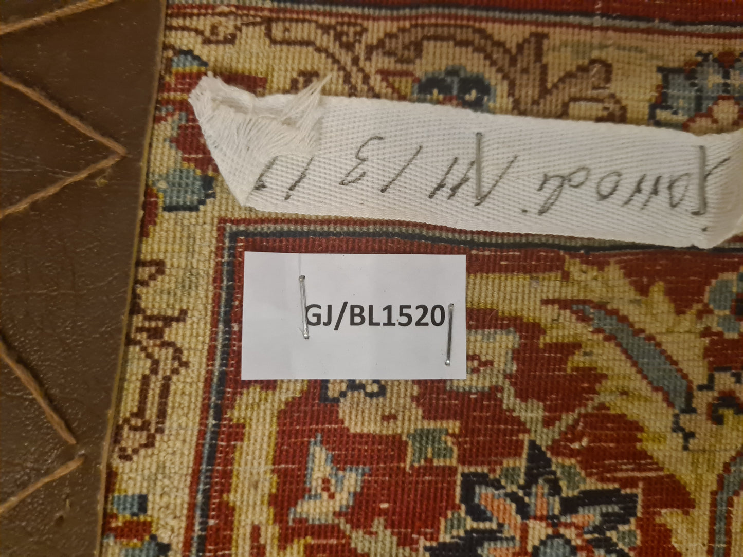 Perserteppich Orientteppich Handgeknüpfter Teppich Isfahan fein 162x104cm