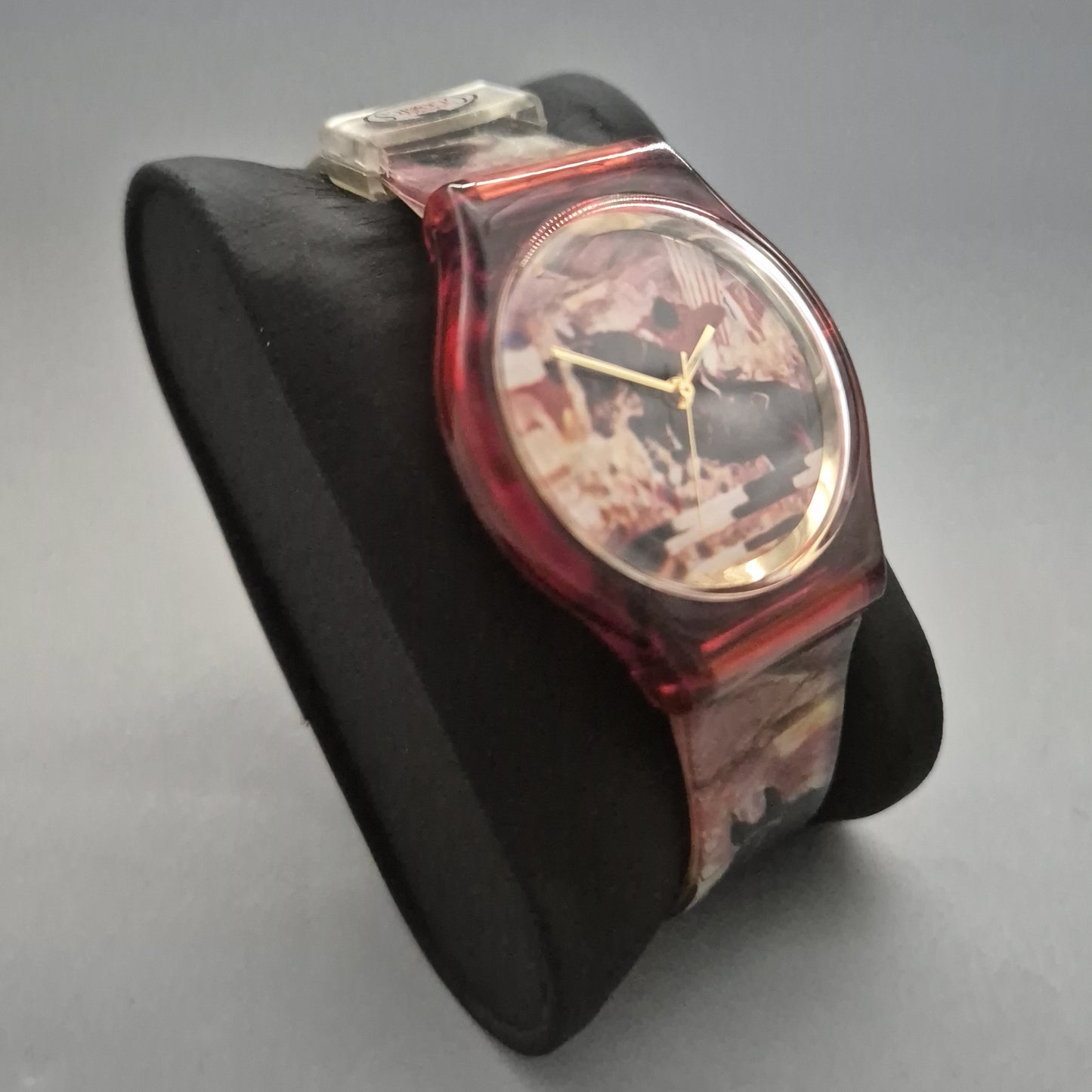 Kreative Swatch Herrenarmbanduhr – Einzigartiges Pferdesport-Design