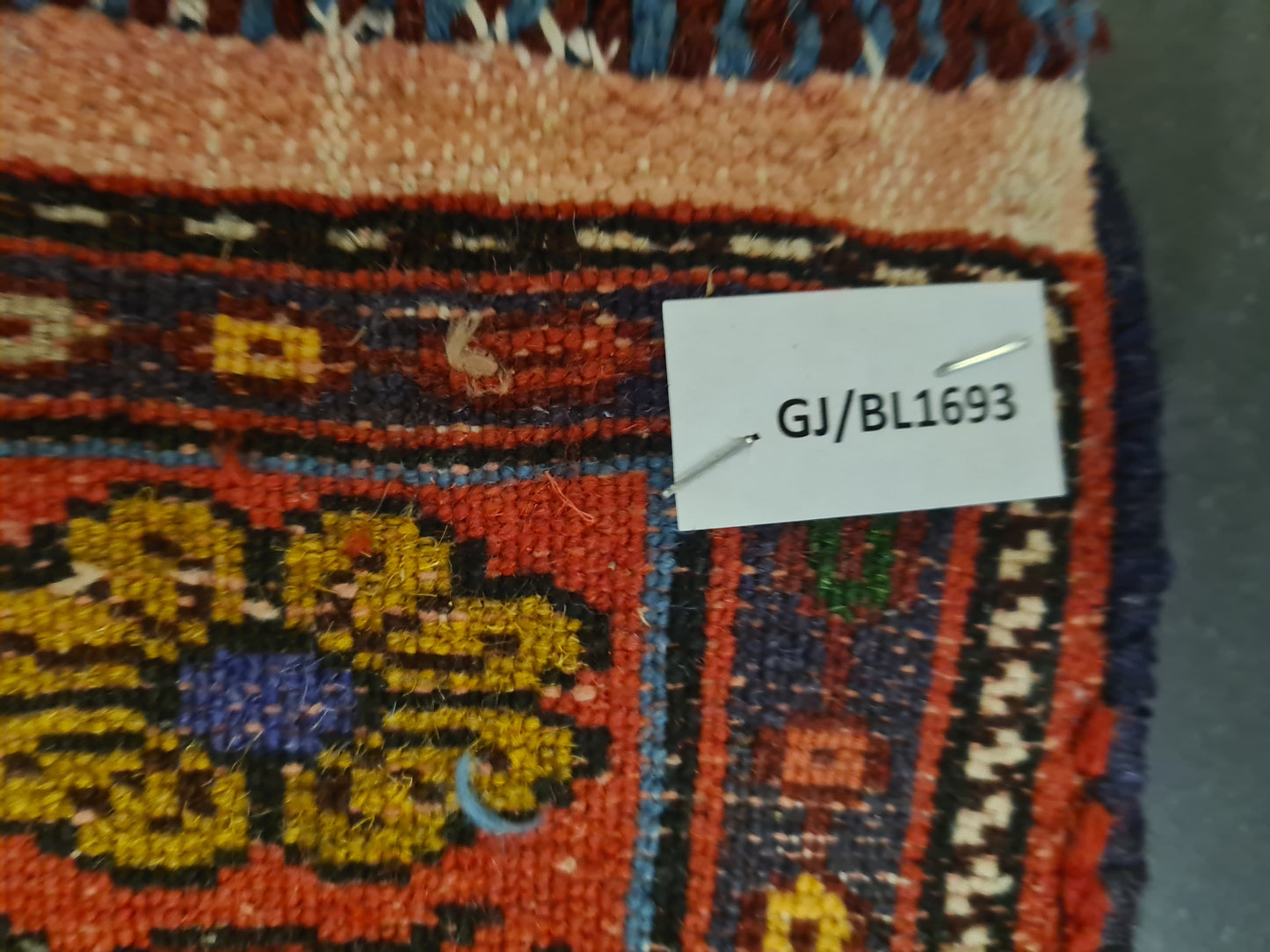 Perserteppich Orientteppich Handgeknüpfter Teppich Sarough Läufer 193x80cm