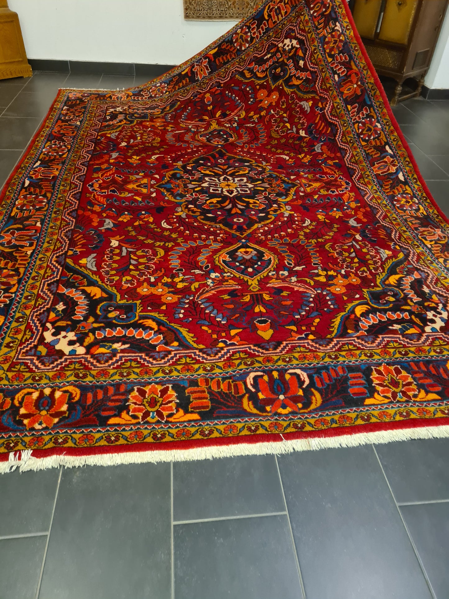 Perserteppich Orientteppich Handgeknüpfter Lillian Sarough 347x247cm