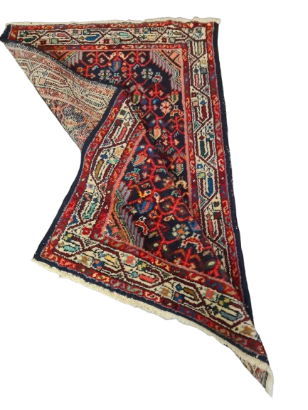 Perserteppich Orientteppich Handgeknüpfter Teppich Malaya antik 125x78cm