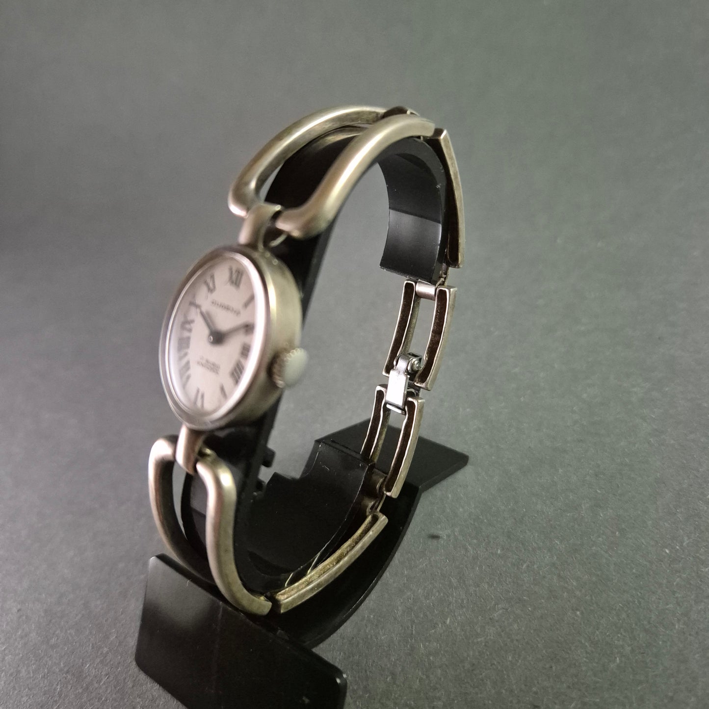 Elegante Dugena Damenarmbanduhr – Klassisches Design in 835er Silber