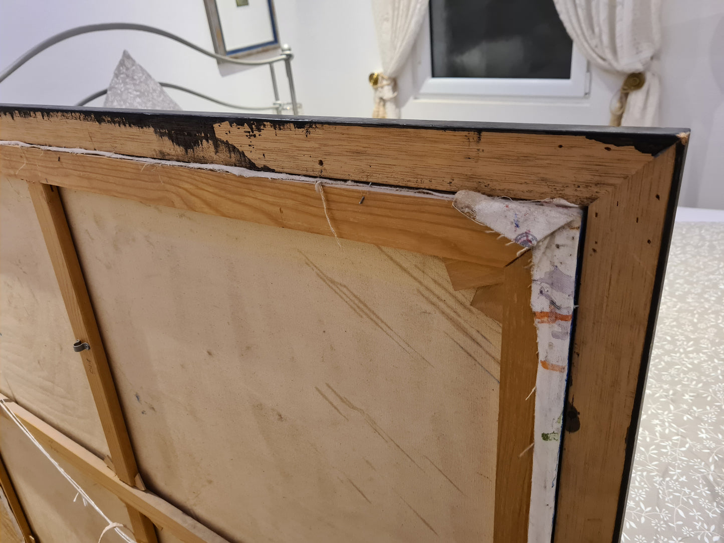 Öl-Gemälde auf Leinwand – Signiert & Datiert – Mit Holzrahmen