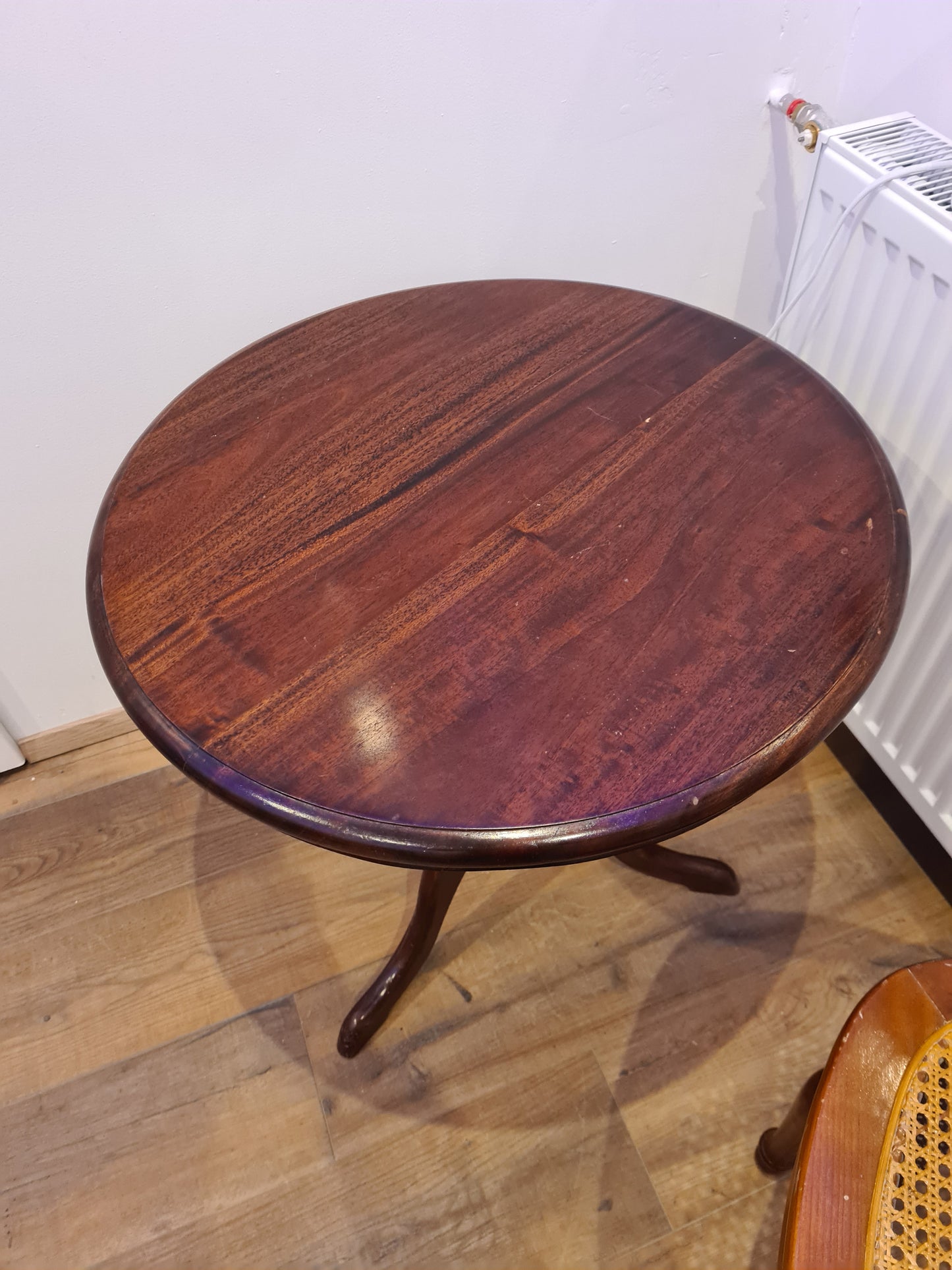 Mahagoni Tisch Beistelltisch Holz Empire 63cm