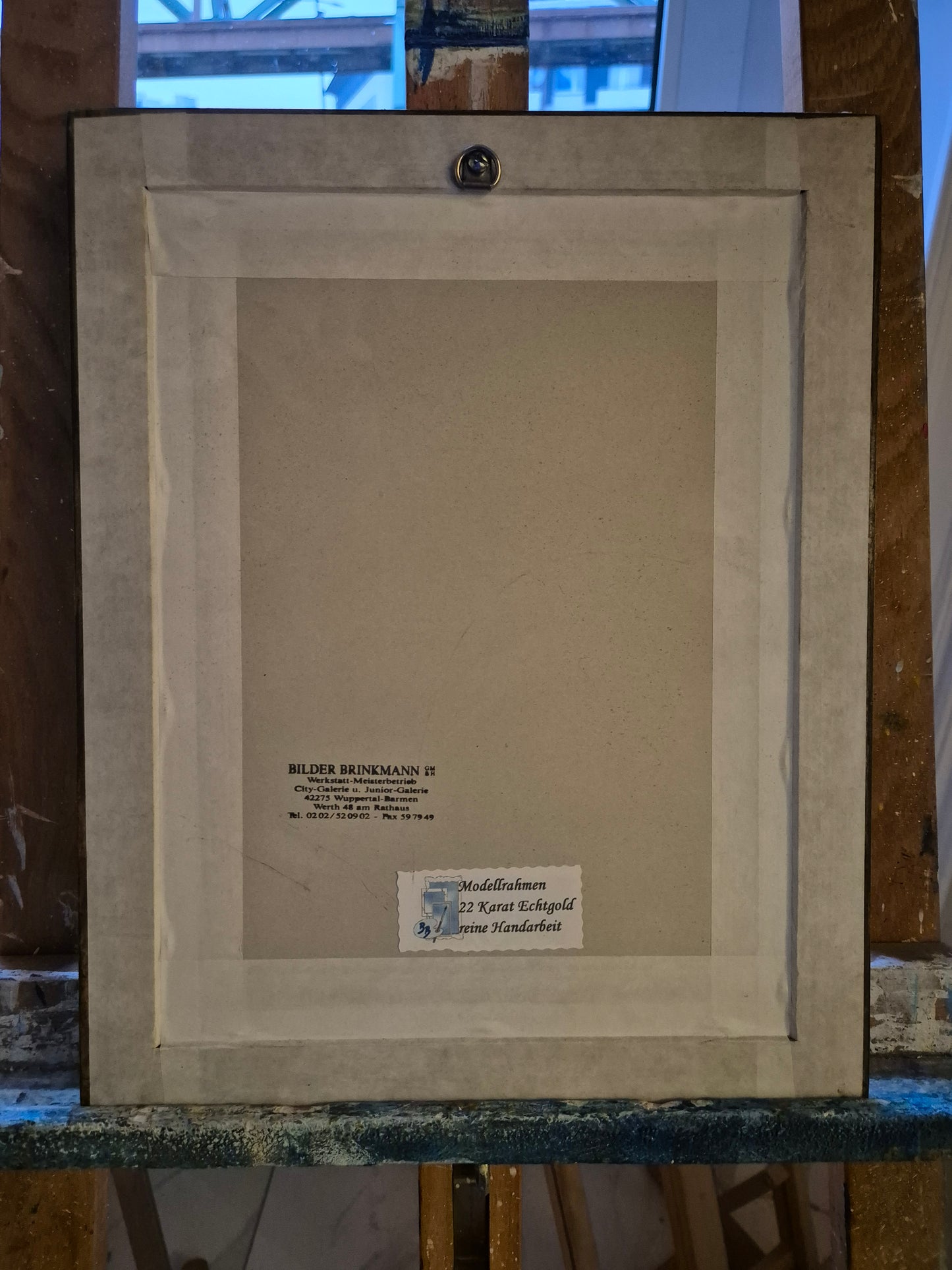 W. Fränke (1969) Ölgemälde Portrait Bärtiger Mann mit Pfeife 37x31,5cm