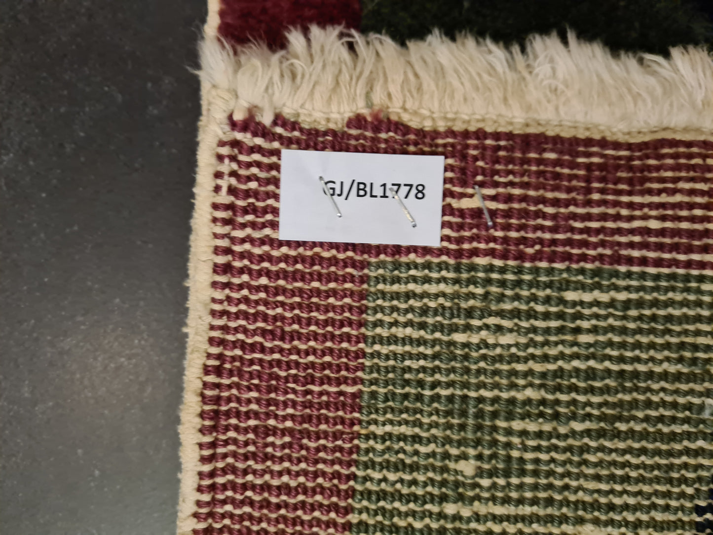 Handgeknüpfter Orientteppich China Peking Antiker Teppich art déco 117x63cm